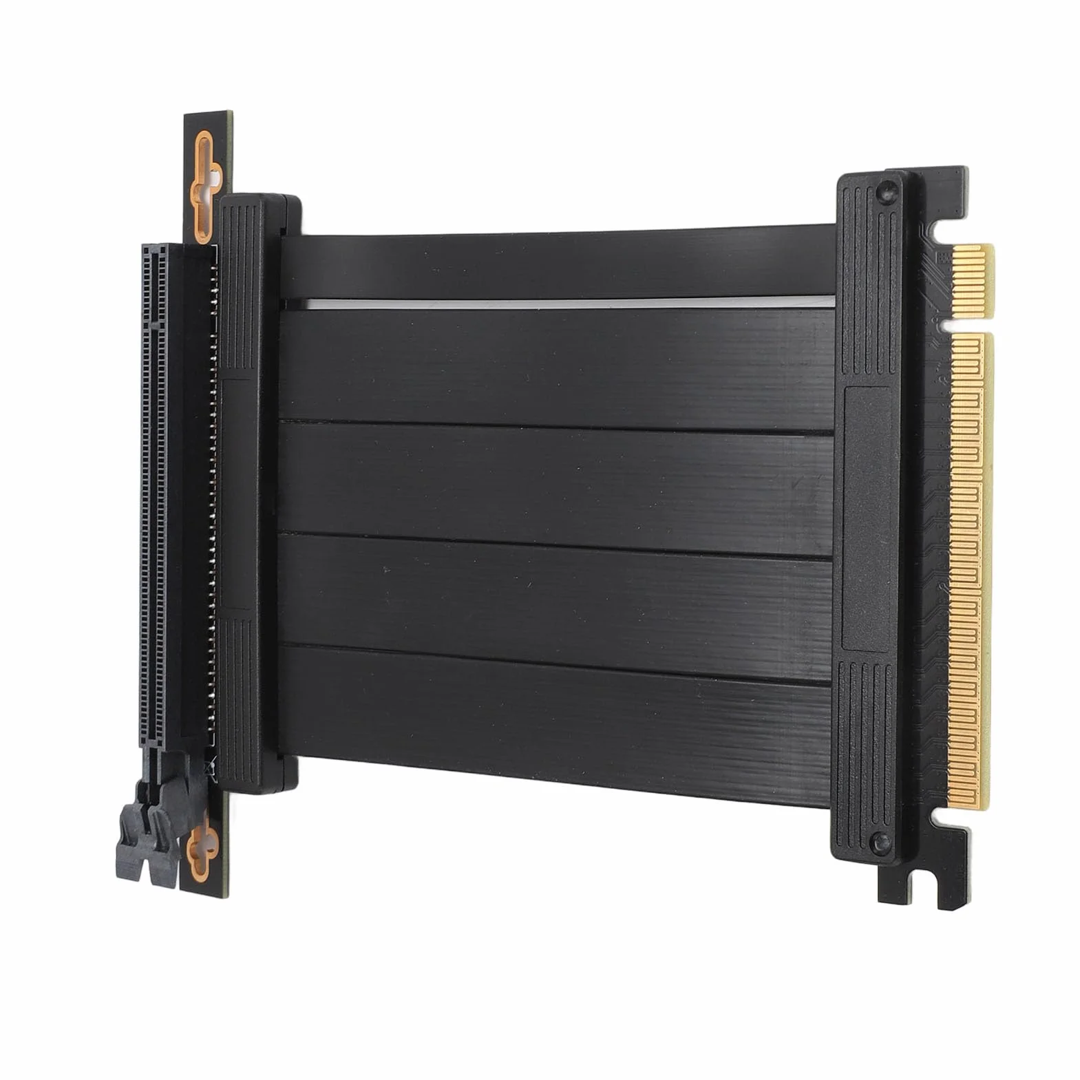 Kabel przedłużający PCIe 4.0 X16, kabel rozszerzający GPU 26 GB/s High Speed z portem PCI Express 4.0, żeńskie złącze PCIe pod kątem 90 stopni do karty rozszerzenia GPU