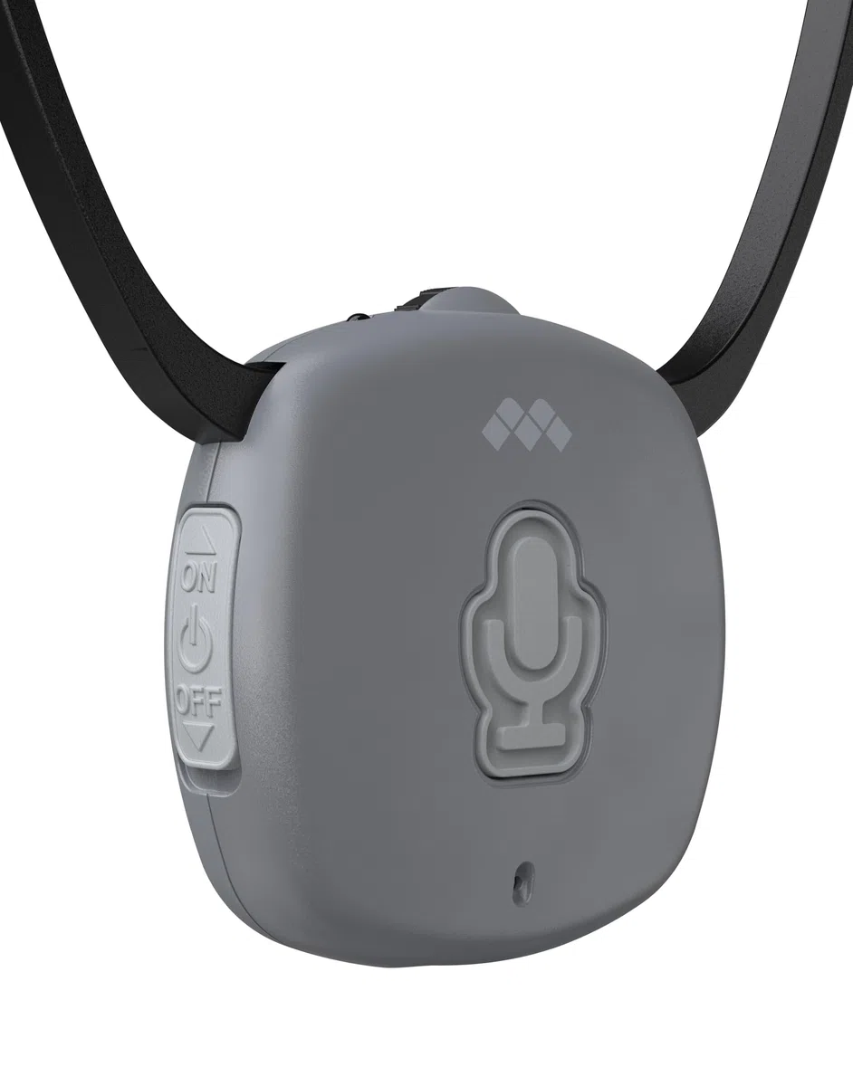 Meliconi Zestaw słuchawkowy do telewizora Easy Audio, cyfrowy model Steto z wejściem optycznym, mikrofonem otoczenia, regulacją głośności, podstawą ładowania, zasięg 20 m, zrównoważony dźwięk do