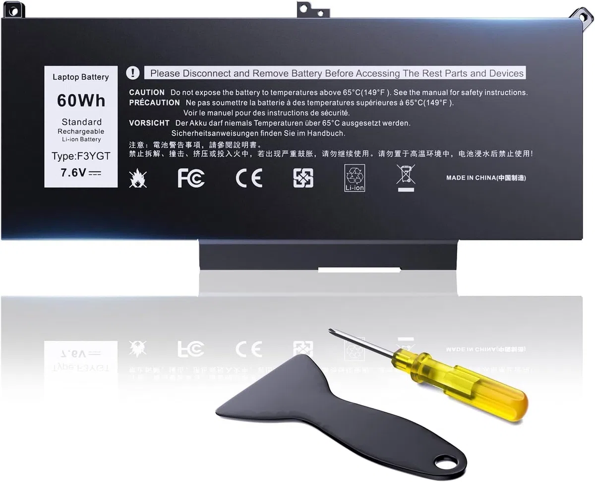 F3YGT Bateria zamiennicza do Dell Latitude 12 7000 7280 7290 Latitude 13 7000 7380 7390 P29S002 Latitude 14 7000 7480 7490 P73G002 Seria DM3WC DM6WC 2X39G KG7VF 451-BBYE 453-BBCF 7,6V/60WH