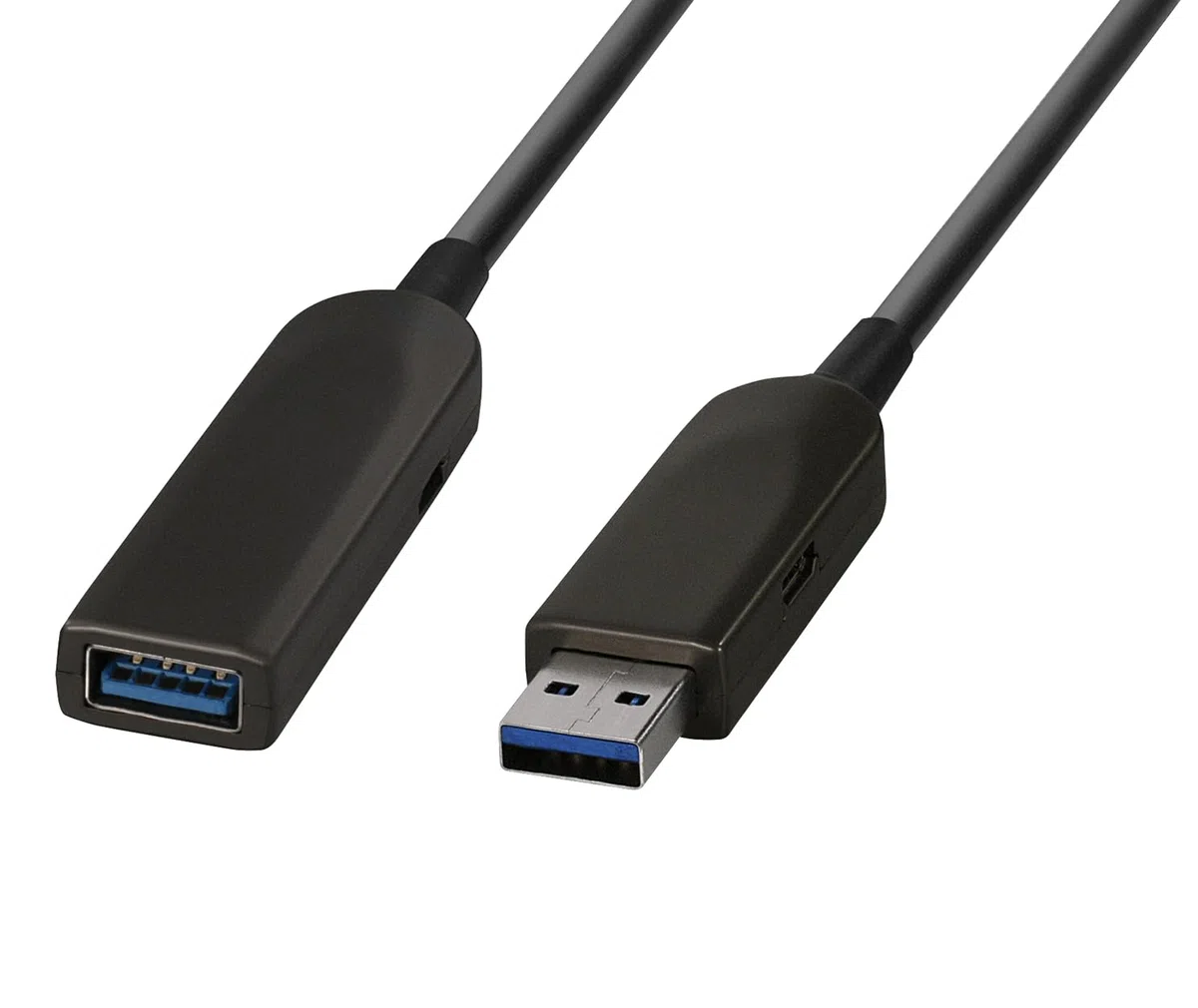 MaxTrack C506 – 20 ml, bardzo szybki aktywny kabel z włókna szklanego USB 3.1 Gen 2, transmisja danych do 10 Gbit/s, bezstratny transfer danych do 20 m, kompatybilny wstecz z USB 2.0