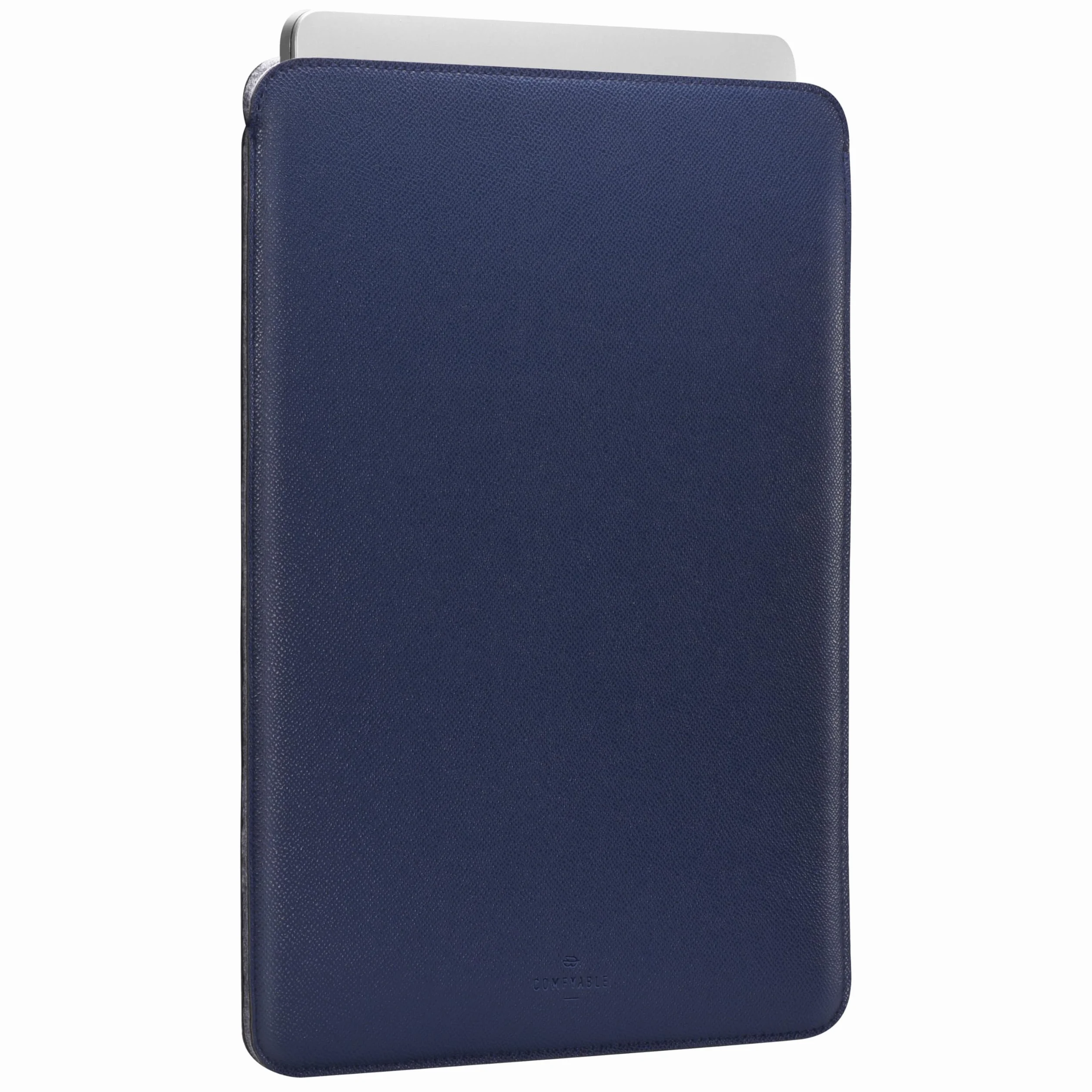 Comfyable etui na laptopa 13 cali kompatybilne z MacBook Air 13 M5 2026 A3449 M4 M3 M2 M1, MacBook Pro 13 2022-2016, MacBook Neo A18, smukły pokrowiec MacBook ze skóry PU, Granatowy Midnight