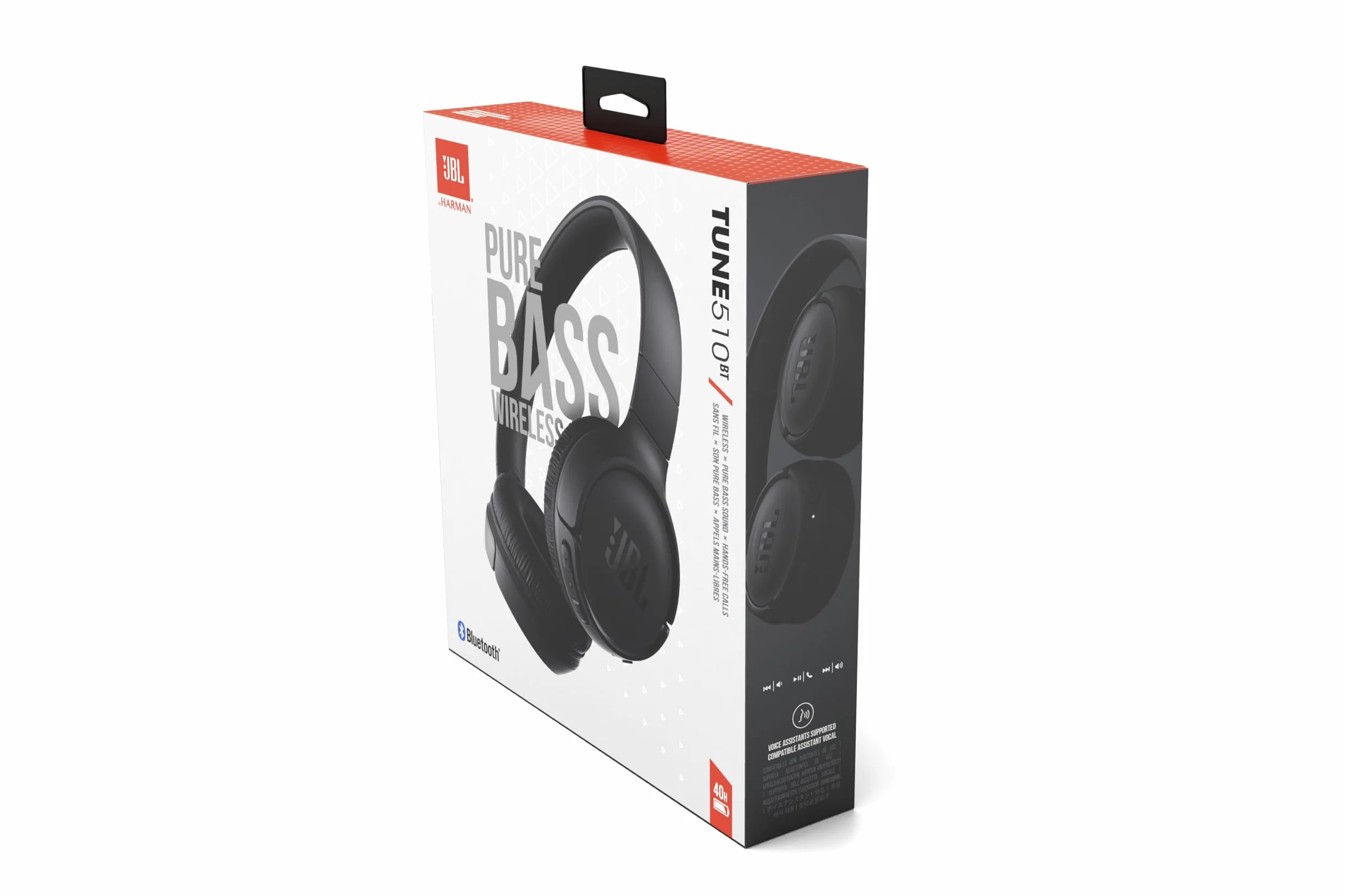 Jbl Jblt510Btblkeu JBLT510BTBLKEU Słuchawki, Czarny