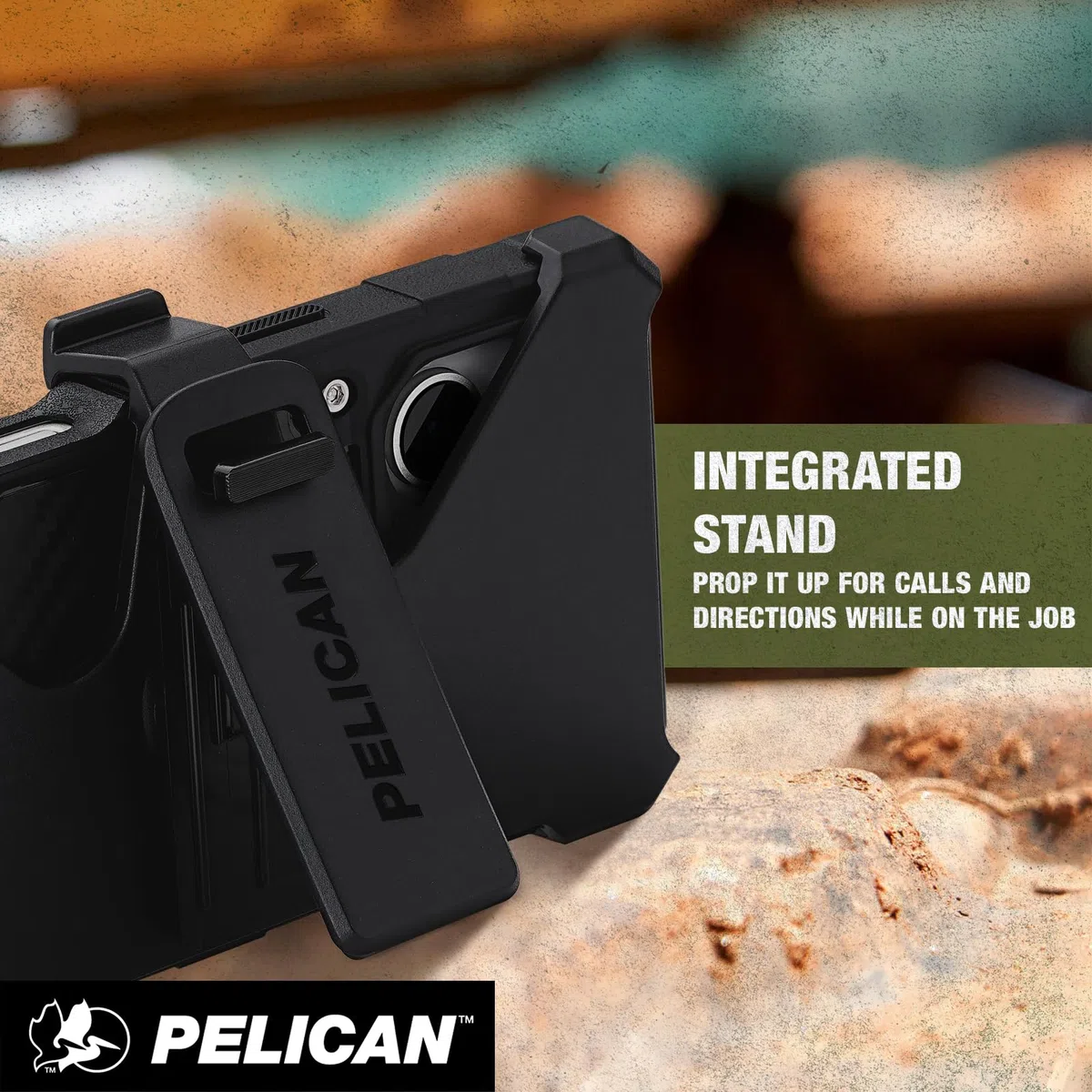 Pelican Shield etui na iPhone'a 17 Pro Max [kompatybilne z MagSafe] wytrzymałe etui na telefon z ochroną przed upadkiem klasy wojskowej 7,3 m – wytrzymałe etui na telefon z klipsem na pasek, etui do