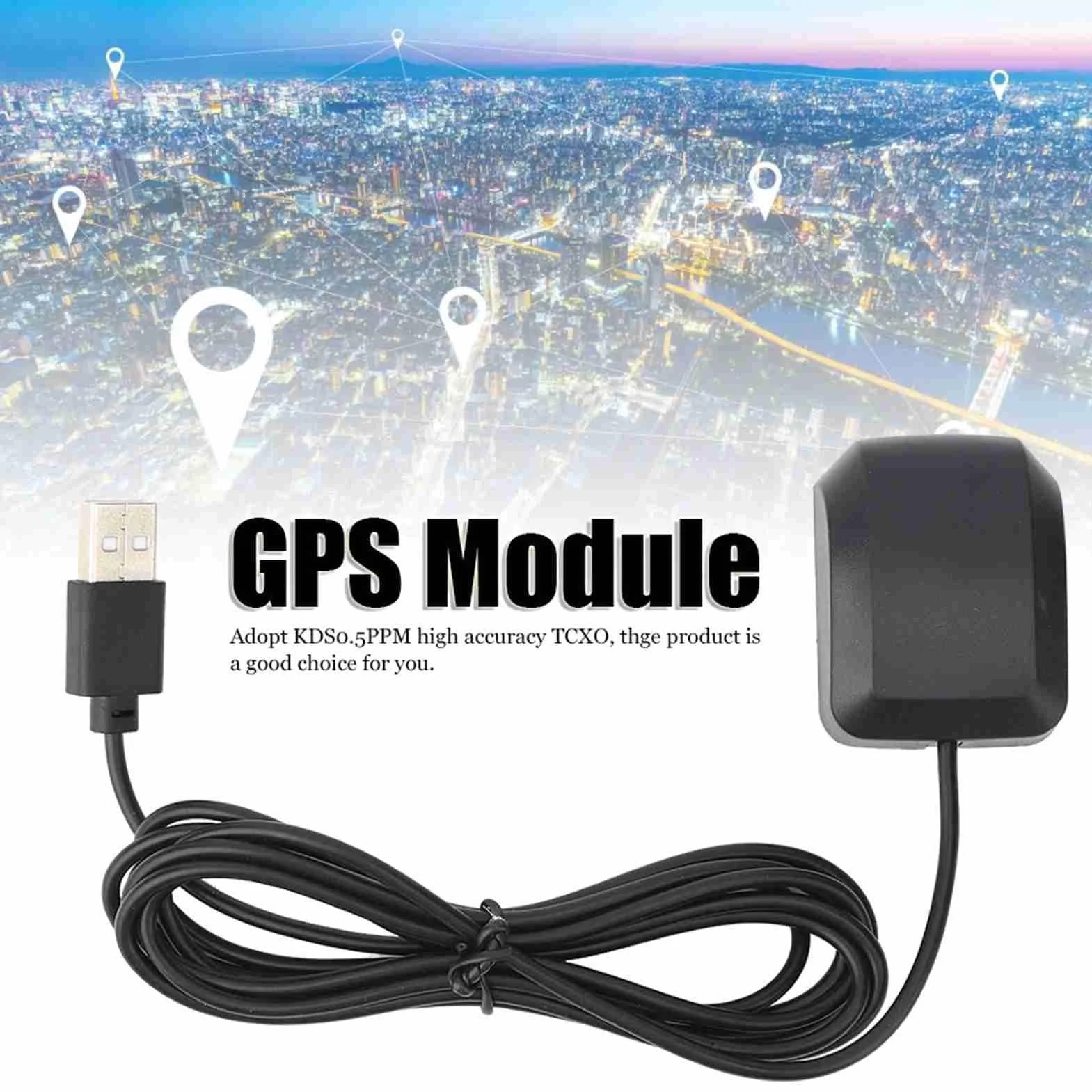 Mysz VK162 G Moduł Nawigacji GPS USB Zewnętrzna Antena GPS Zdalny montaż Odbiornik GPS USB do Notebooka Interfejs USB GPS dla Earth DC3.3 5V