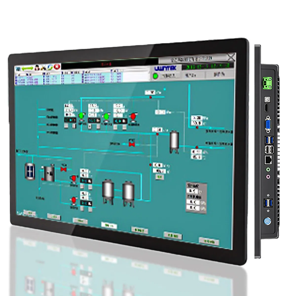 Przemysłowy Komputer Panelowy, Komputer Typu All-in-One Z Ekranem Dotykowym Ip65, Monitor Pojemnościowy Ip65, Do Kiosków, Windows 10 15inch-i3-3217U(4GRAM+128GSSD)