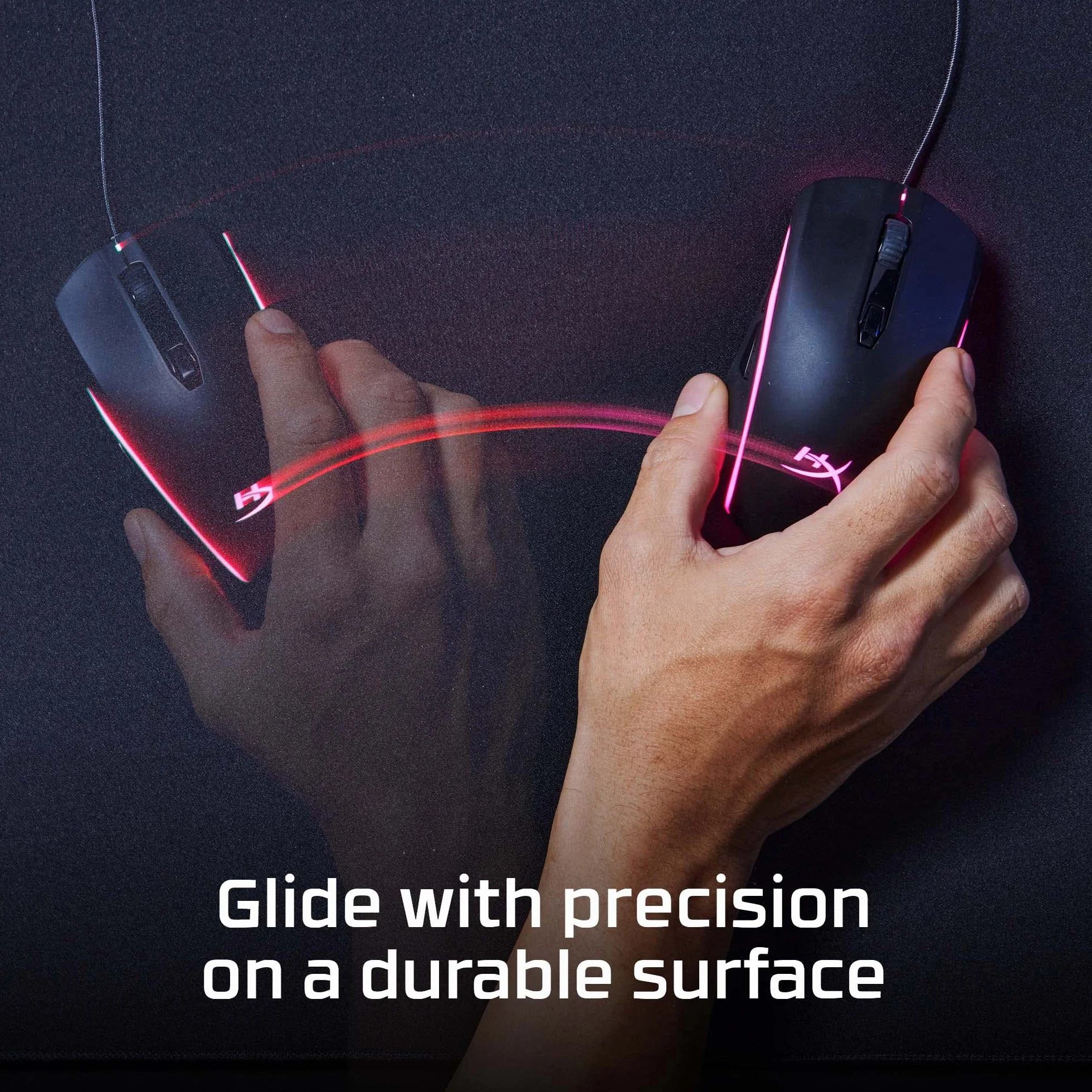 HyperX Pulsefire Mat – podkładka pod mysz do gier – rozmiar XL – precyzyjna powierzchnia z tkaniny – szwy przeciwpoślizgowe – gumowa podstawa