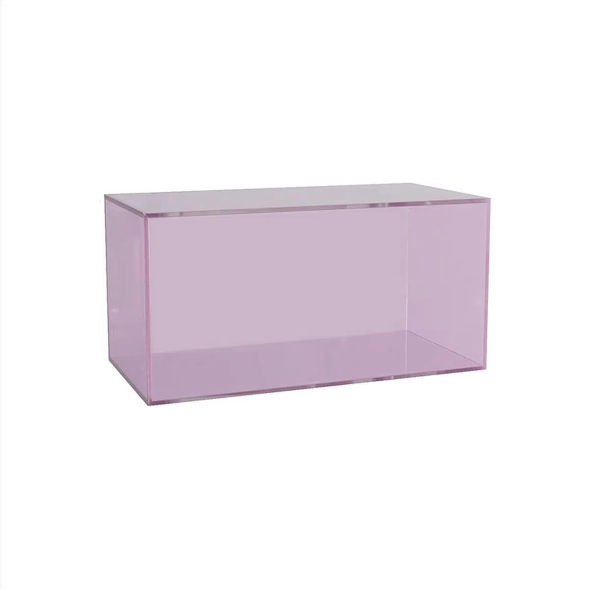 Półka na płyty Stojak na płyty, akrylowy stojak CD, półka książki, czasopisma Organizator(Pink)