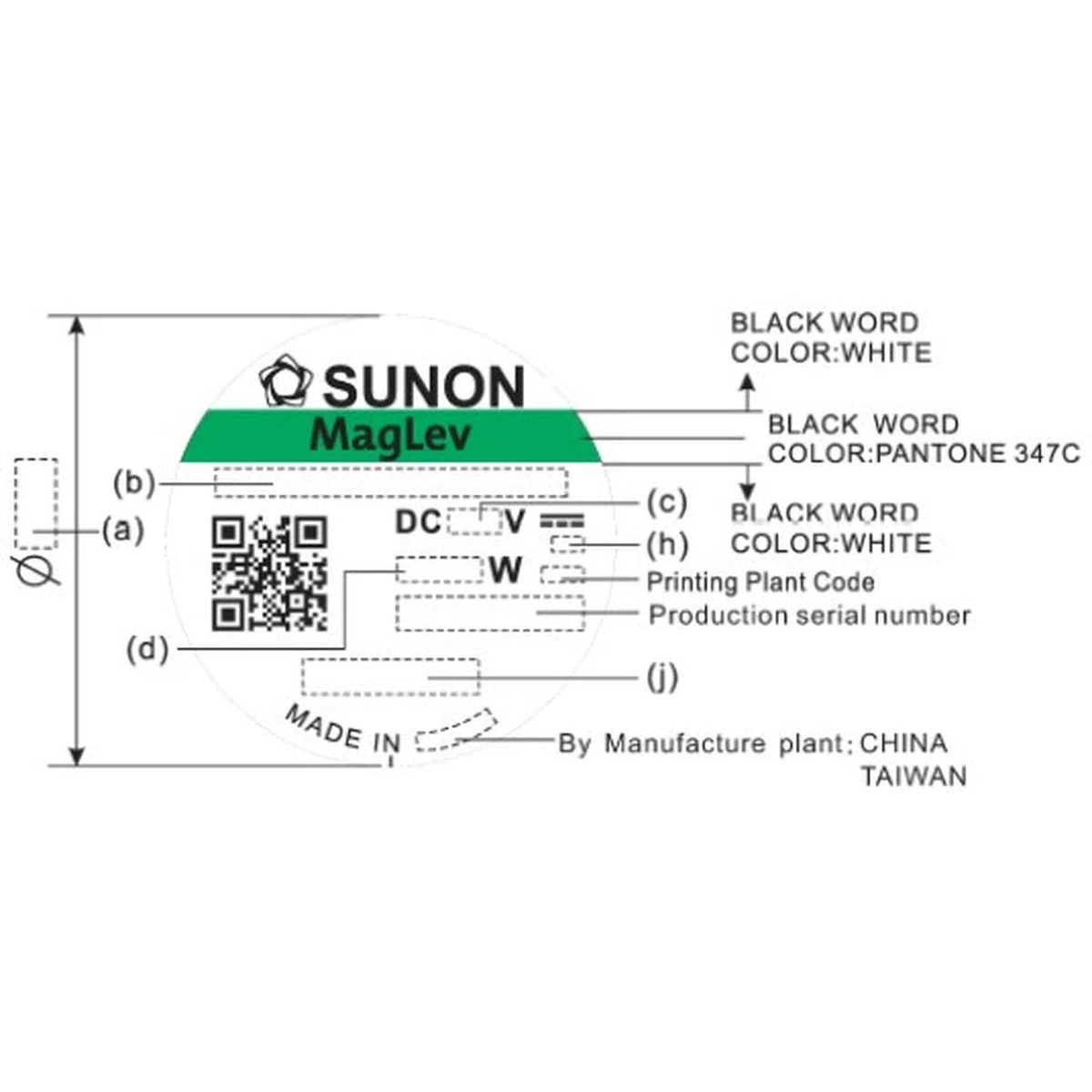 Wentylator 24V DC 1,8W 60x60x15mm 44,8m³/h 4700U/min 44,8m³/h Sunon MF60152V11000UA99