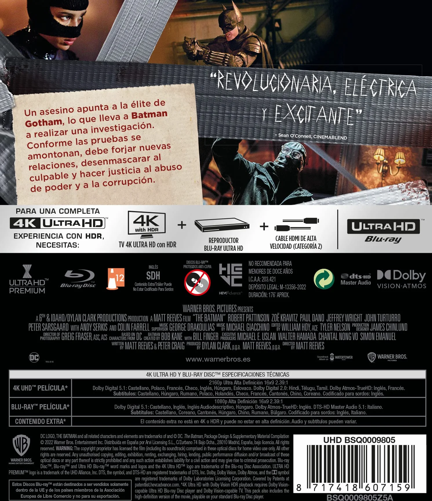 The Batman (4K UHD + Blu-ray)