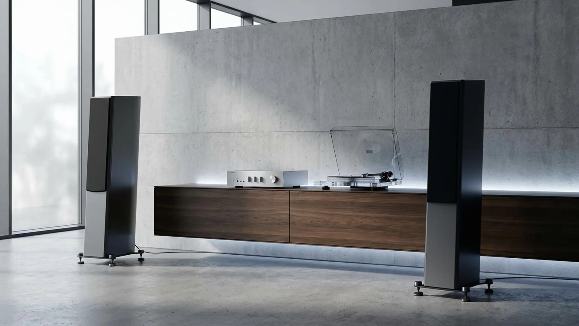 PrecisionGeek Kolce głośnikowe M6 z podkładkami izolacyjnymi 20 mm, zestaw 4 kolców + 4 podkładki, anodowane aluminium, szare, głośniki HiFi, stojaki AV, subwoofery i sprzęt audio, nóżki