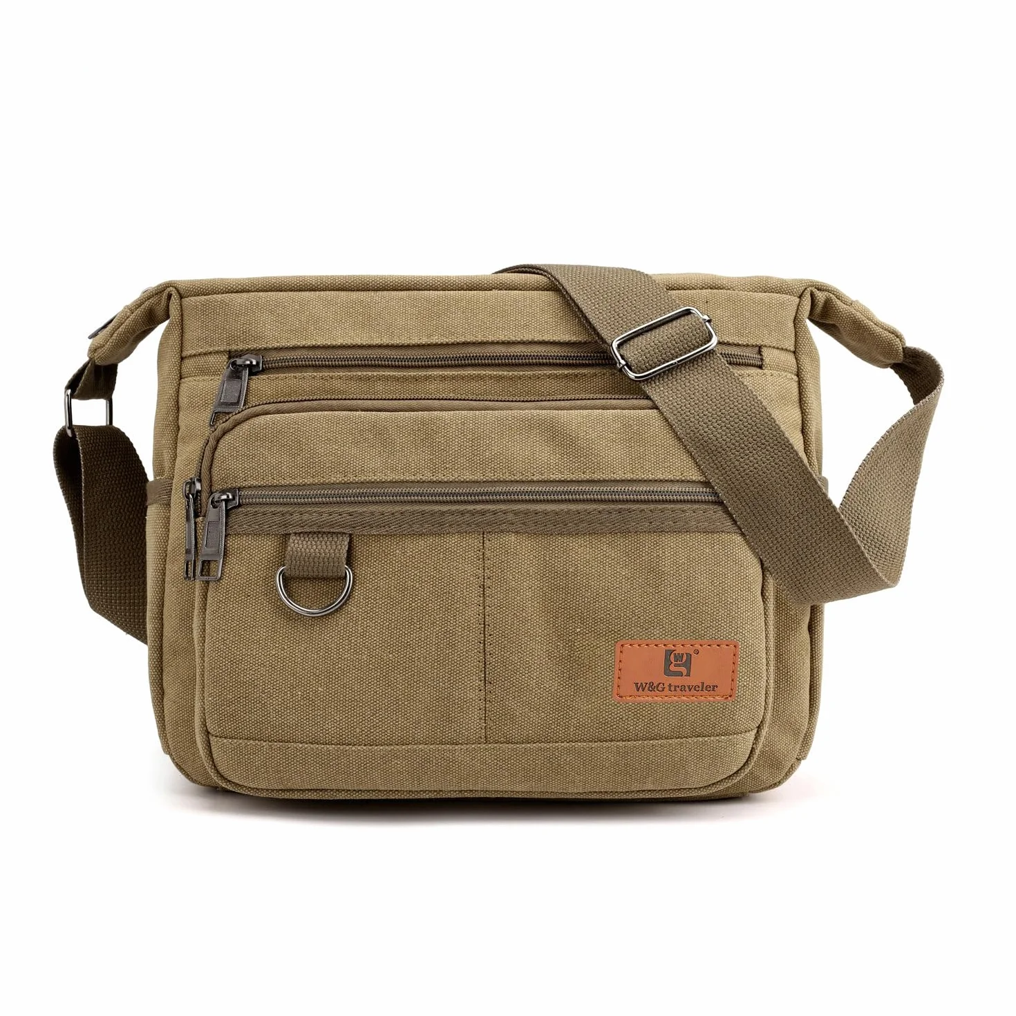 Torba listonoszka Crossbody RFID z uchwytami na butelki, 13-calowa na laptopa, portfel wbudowany