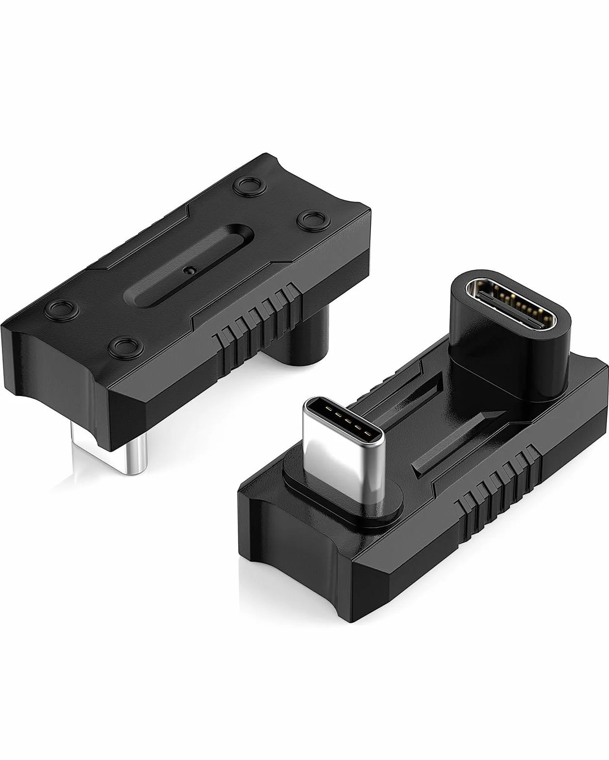 MoKo 180 Degree USB-C Adapter with 13.5mm Gap, U-Shape USB-C Connector with PD 240W/20 Gbps/8K, 180 Angle Adapter for ROG Ally/Steam Deck/Legion Go/Laptop/Tablet/Phone