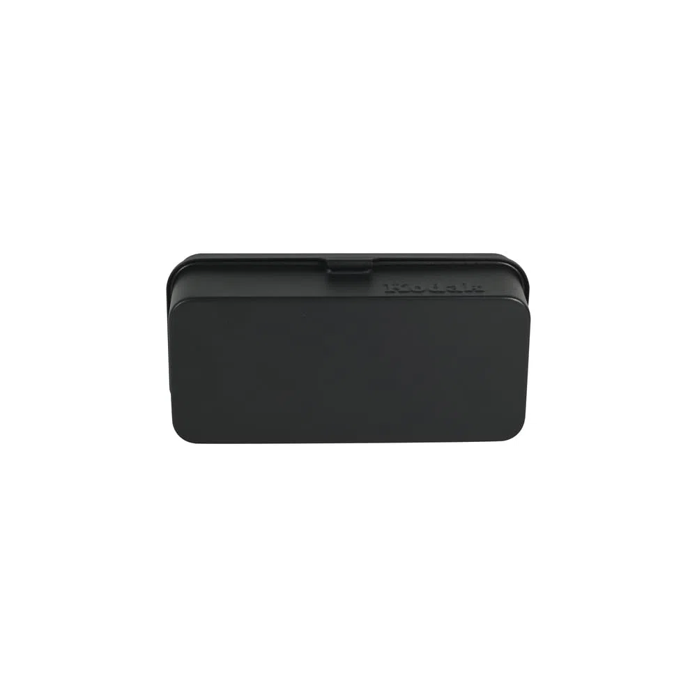 KODAK Film Case Etui foliowe 120/135 – na 8 rolek 120 folii / 10 rolek folii 35 mm - stalowa obudowa retro do sortowania i zabezpieczania folii (czarna) (folia nie jest dołączona)