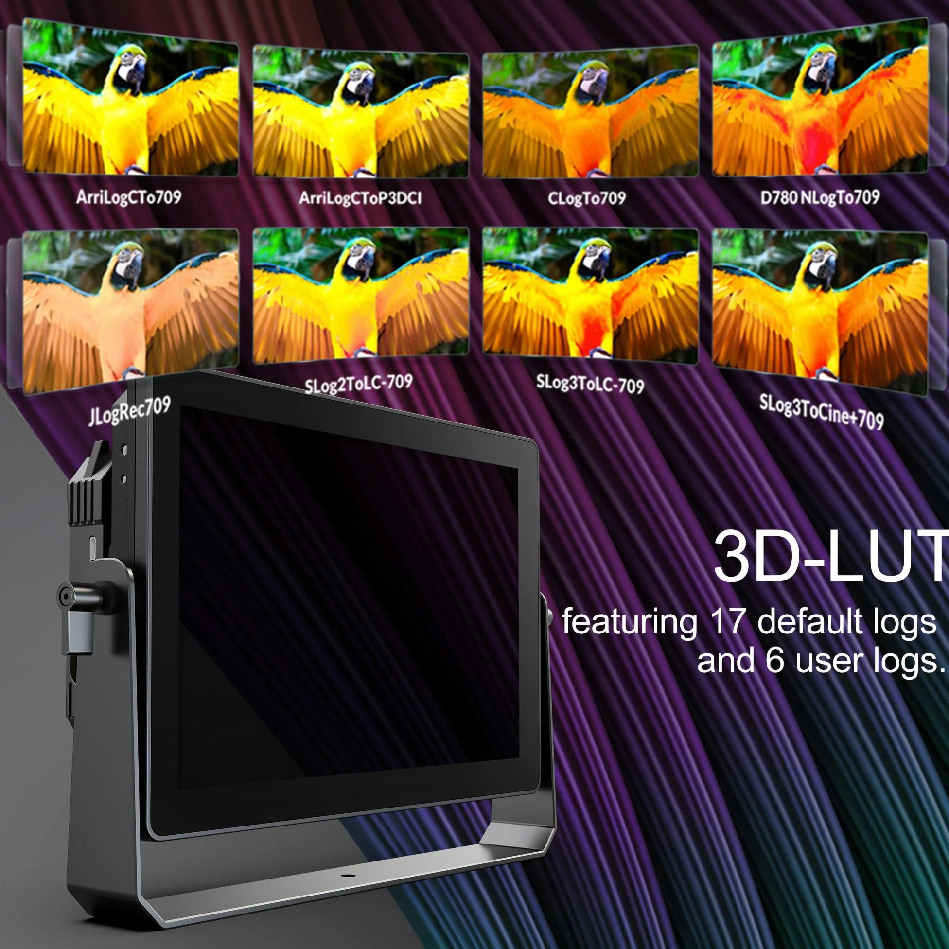 LILLIPUT HT10S 10,1" 1920 x 1200 FHD IPS kamera monitorująca 1800, lustrzanka cyfrowa, monitor kamer 4K HDMI/ 3G-SDI ekran dotykowy Kamera Field Monitor HDR, 3D-LUT