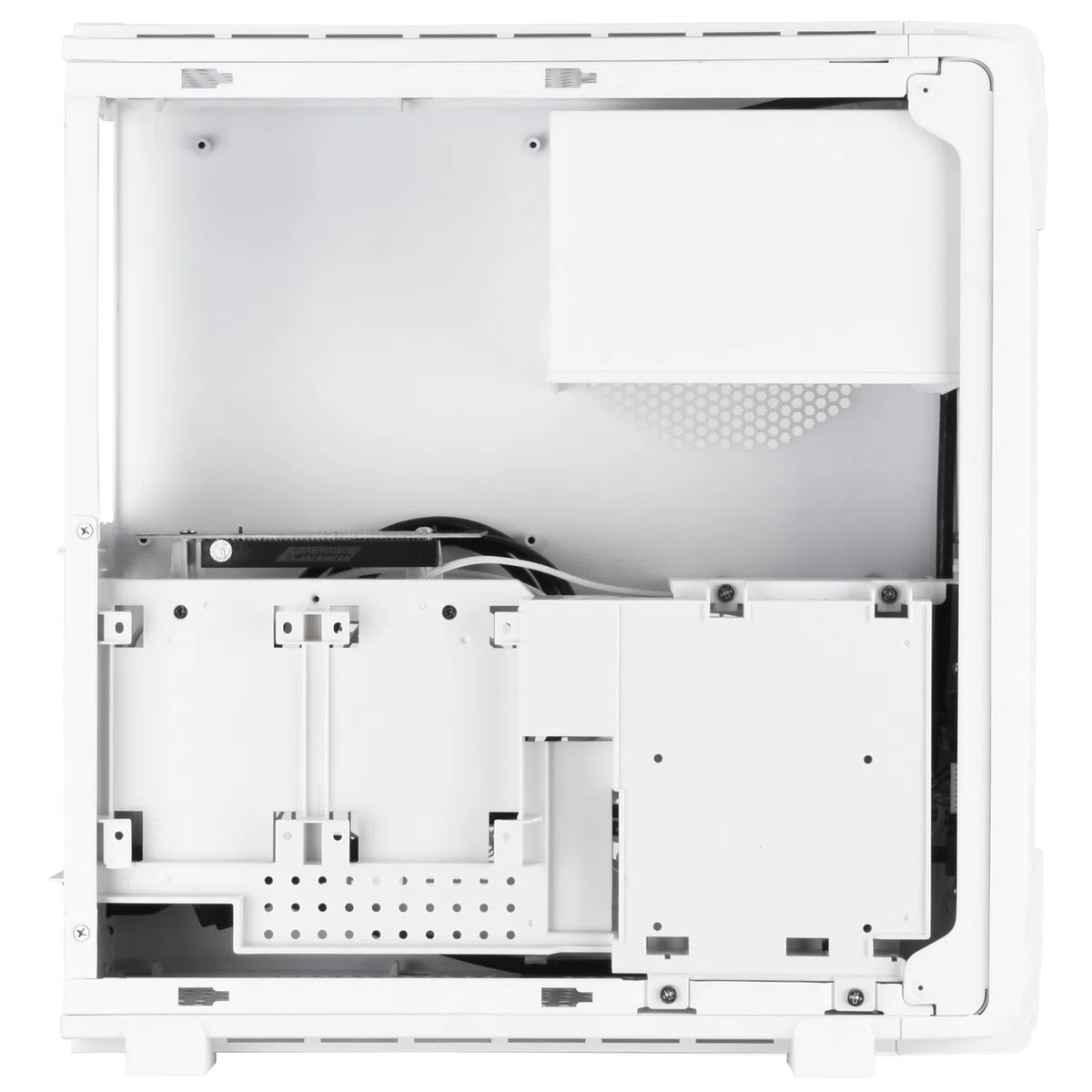 SilverStone SST-RVZ03W-ARGB Raven Mini-ITX obudowa komputera do gier, ARGB, biała