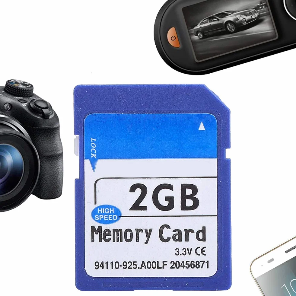 Elitarna Karta Pamięci Profesjonalnej, Karta Pamięci o Wysokiej Prędkości dla Pro Mp3 MP4 Camera SLR Machine do zdjęć Pliki Muzyczne Przechowywanie (2G)