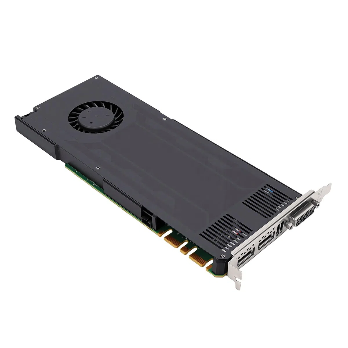 Sxhlseller Karta Graficzna 4 GB GDDR5, 256 Bitów, 1344 Rdzenie |Podwójne Porty DP 1.2 i DVI, Obsługa Wyjścia Wielu Monitorów 4K, Profesjonalna Karta Graficzna do Modelowania 3D, Edycji CAD