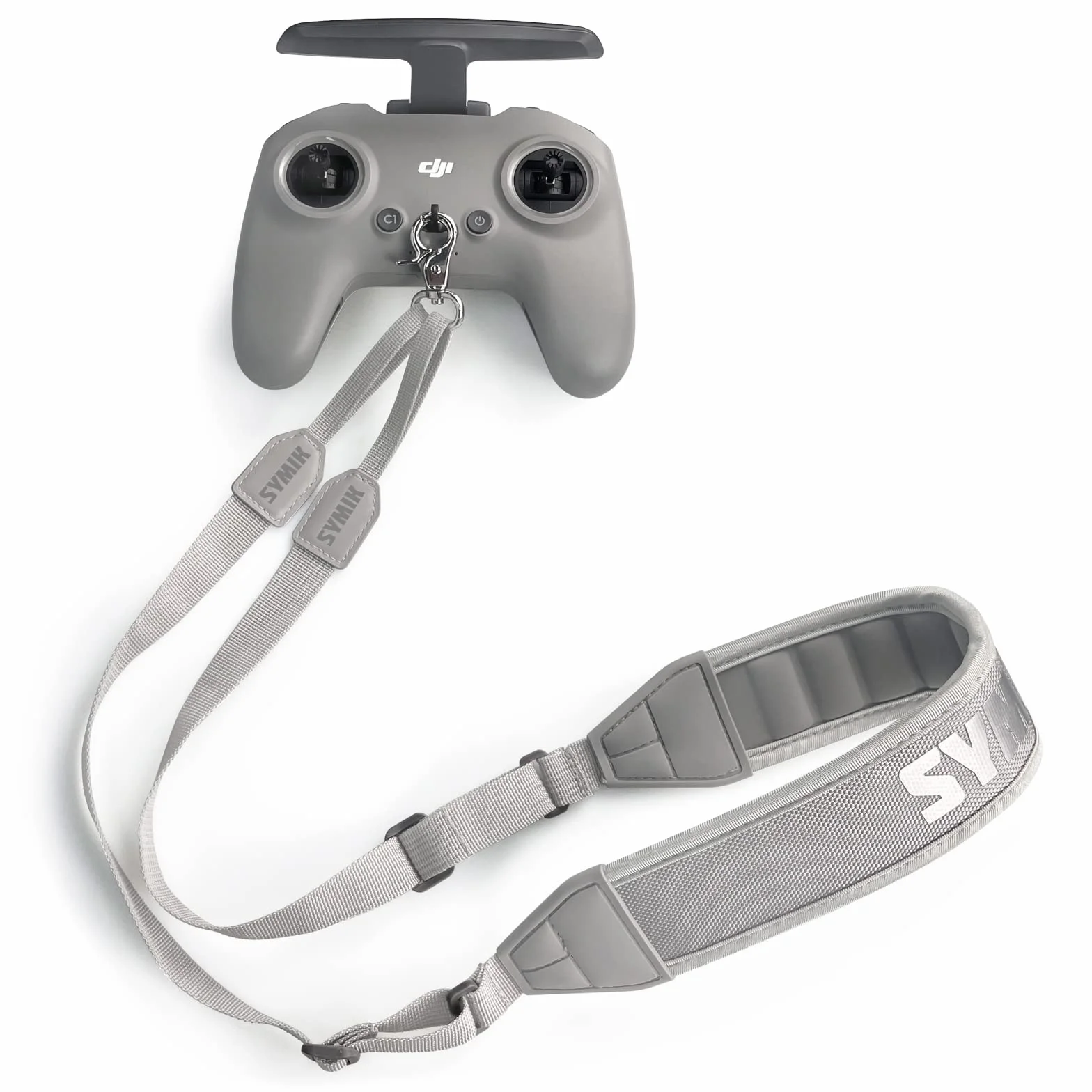 SYMIK Smycz do pilota zdalnego sterowania do DJI FPV/Avata, Phantom 4/3, pilot Inspire 2, wspornik, regulowany pasek na ramię/pasek na ramię z wygodną wyściółką EVA