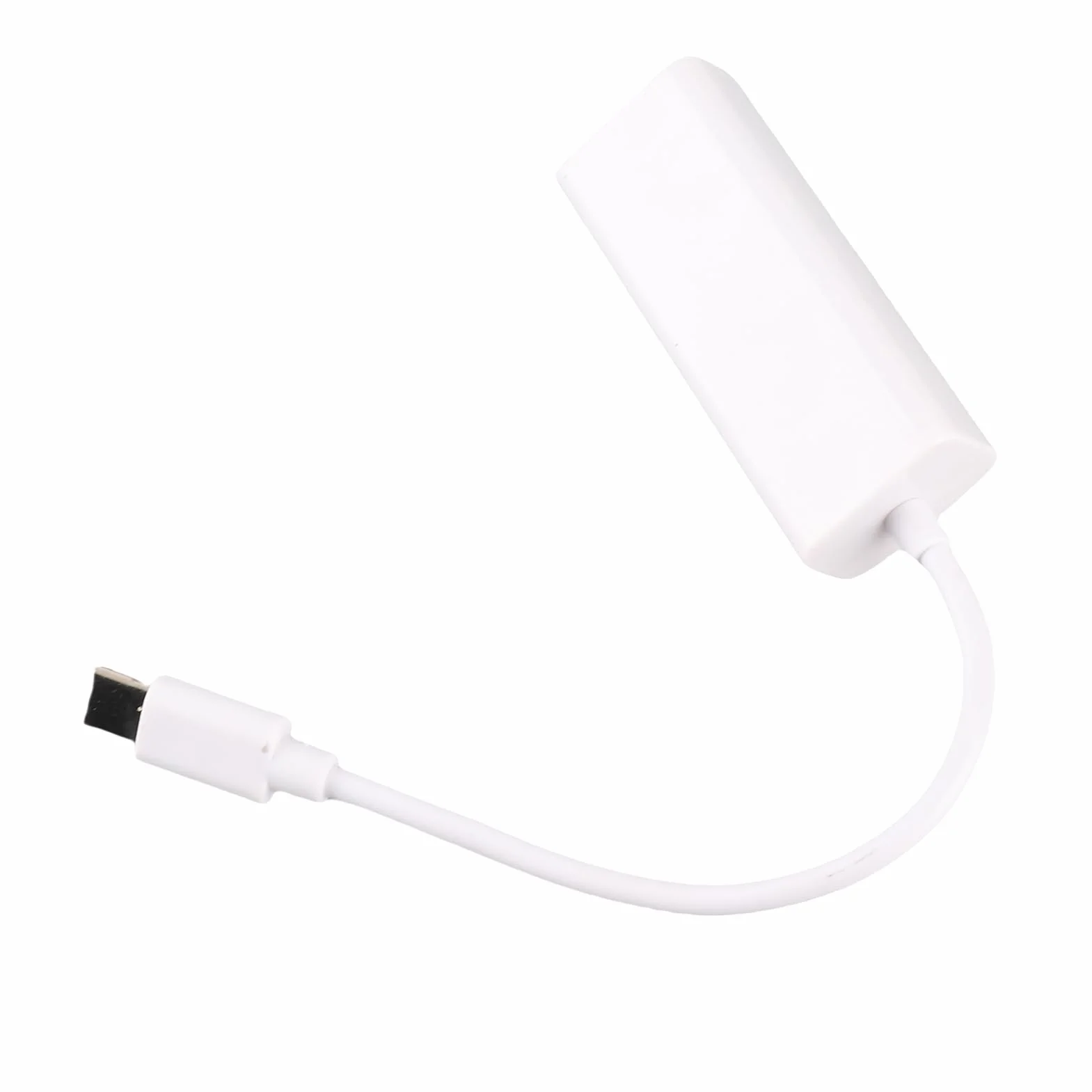 Konwerter Typu C na Rj45 Adapter Rj45 Typu C Biały Plastikowy Usb 3.1 Typ C na Rj45 100 Mb/S Ethernet Lan Adapter Sieciowy Konwerter do Laptopa Macbook Usb C