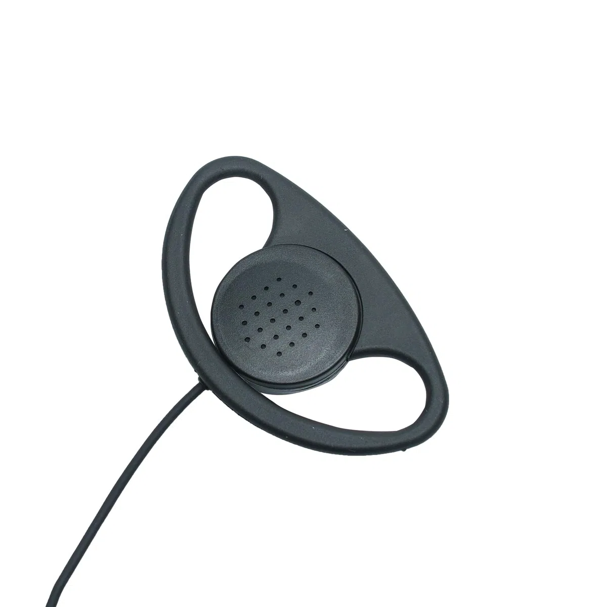 10 sztuk 2,5 mm 1-pinowe krótkofalówki słuchawki z mikrofonem PTT kompatybilne z T600/T260/T200 Talkabout dwukierunkowe radiotelefony w kształcie litery D