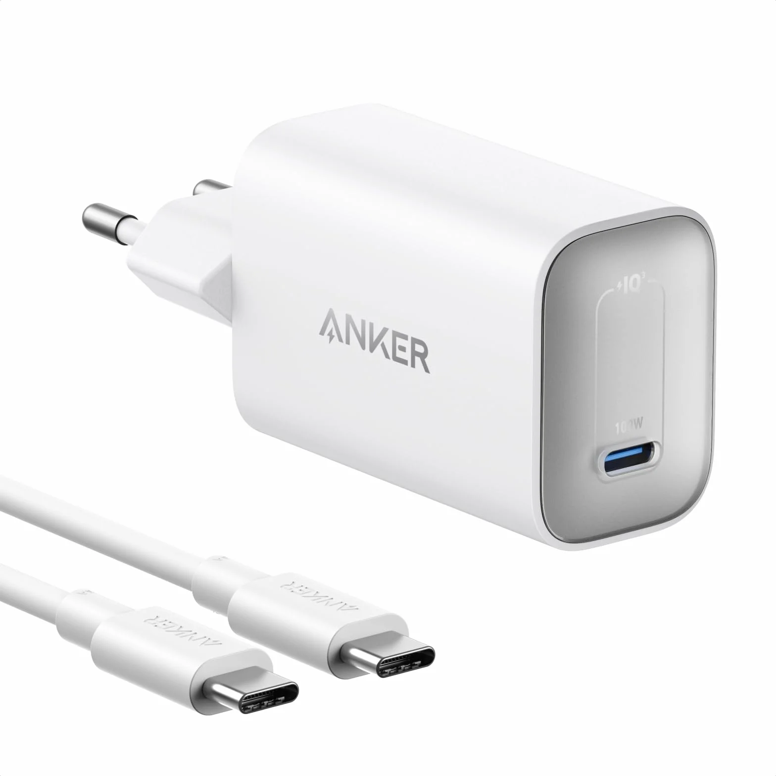 Anker Ładowarka USB-C Nano 100 W do MacBooka, iPada, iPhone'a, Galaxy z kablem 1,8 m