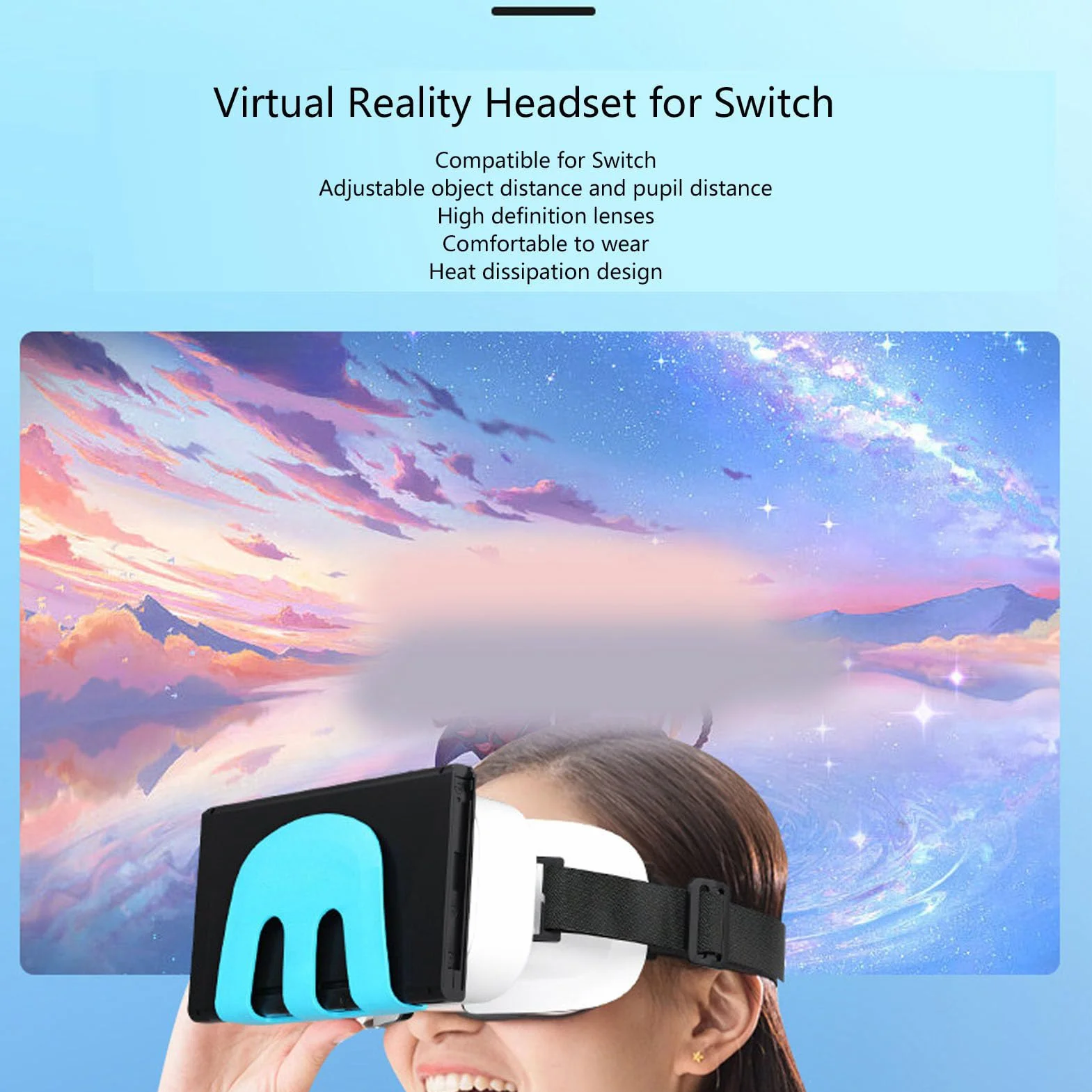 Dla Zestawu Słuchawkowego VR Switch, Okularów Wirtualnej Rzeczywistości