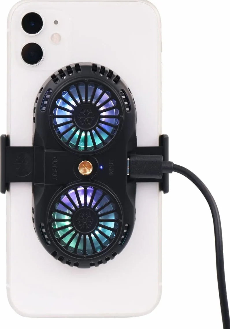 Wentylator chłodzący telefon komórkowy półprzewodnikowy chłodziarka, 10-6,5 cm, czarny