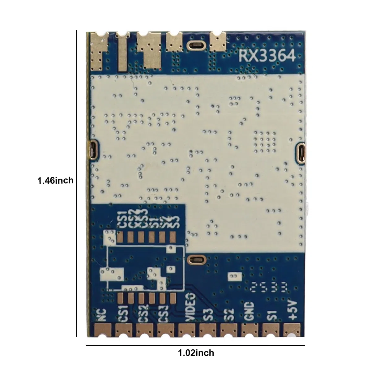 RX3364 3,3 GHz symuluje bezprzewodowy moduł transmisji audio wideo 3060-3500 MHz bezprzewodowy moduł odbiornika audio-wideo łatwa instalacja do akcesoriów elektronicznych