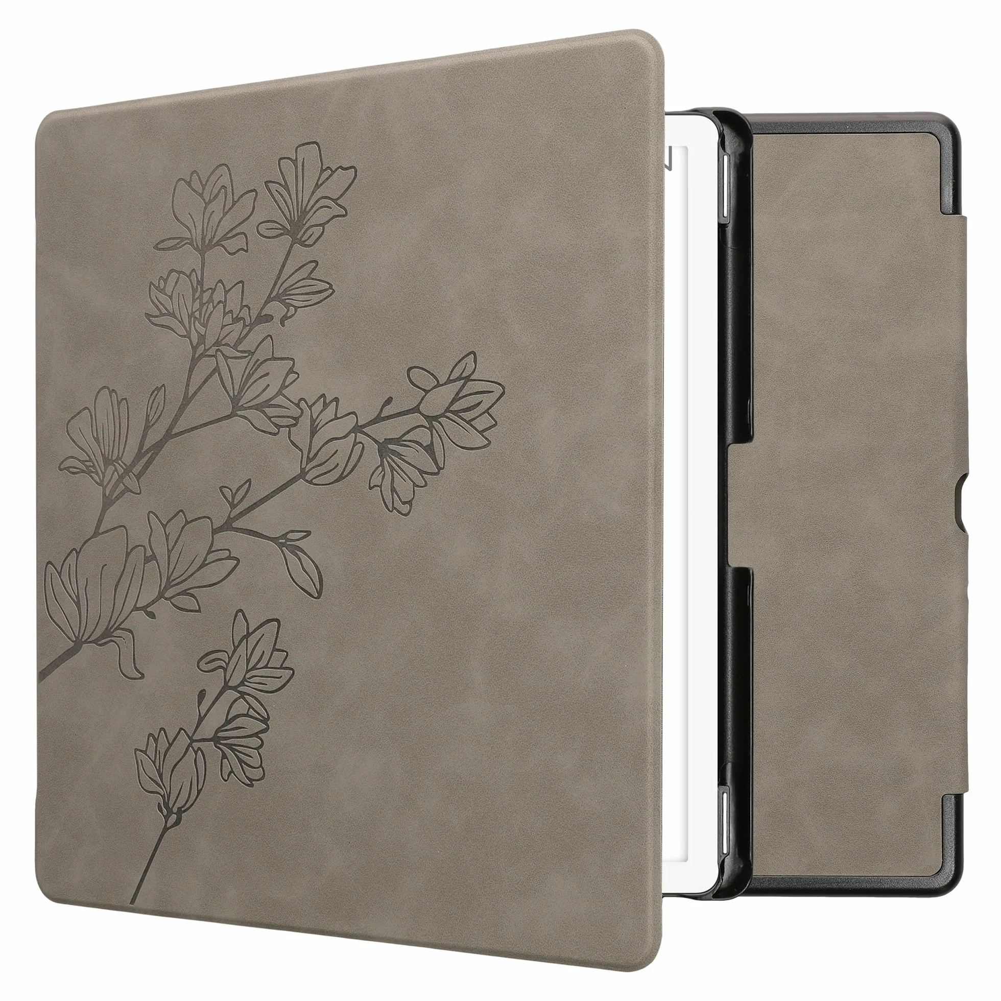 kwmobile Etui kompatybilne z Amazon Kindle Scribe (2024) pokrowiec - etui na czytnik e-booków - szary magnolie