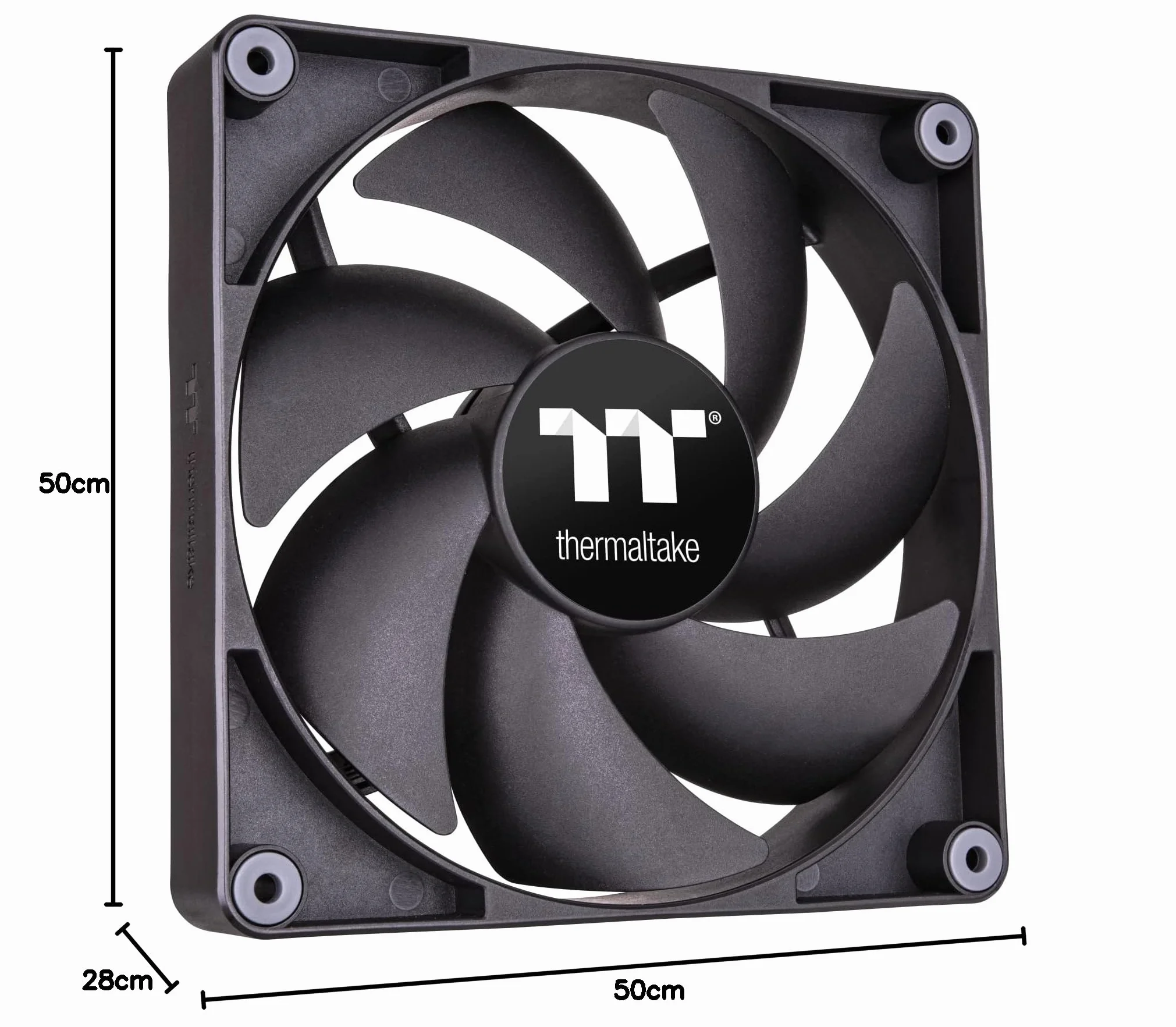 Thermaltake CT140 PC Cooling Fan | 2 Pack, Black