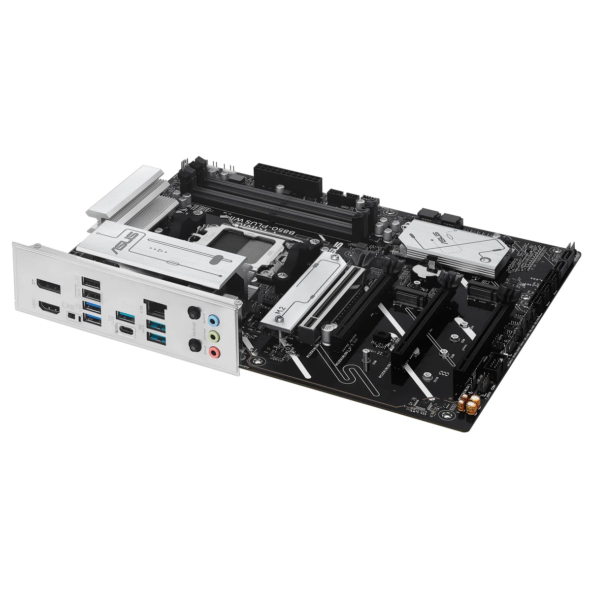 ASUS Prime B850-PLUS WiFi płyta główna dla graczy, gniazdo AMD AM5 (ATX, DDR5, PCIe 5.0, 3X M.2, WiFi 6E, DisplayPort, HDMI, BIOS Flashback, Aura Sync) | Zasilanie 8+2+1 faz, PCIe 5.0, 3 gniazda M.2, Wi-Fi 6E, Realtek 2.5 Gb, DisplayPort, HDMI, USB-A/C 10