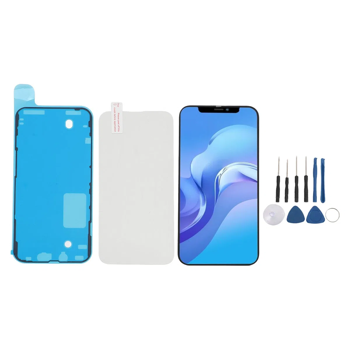 Wymiana Ekranu Telefonu 6,1 Cala z Zespołem Dotykowego Digitizera 3D Wyświetlacz Ultra HD do Telefonu 13 Pro W Zestawie Zestaw Naprawczy Ułatwiający instalację i Dodatkowa Osłona Ekranu