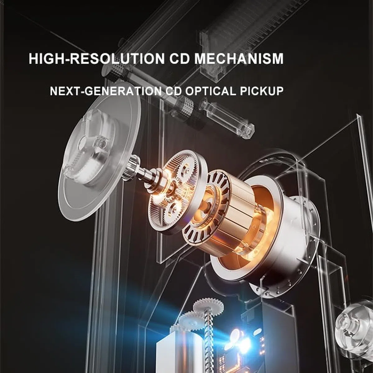 Odtwarzacz CD z wyjściem Bluetooth i AUX, dekoracyjna ramka na zdjęcia z pilotem zdalnego sterowania, obsługuje CD-DA/CD-R/CD-RW, idealna do dekoracji domu i biura