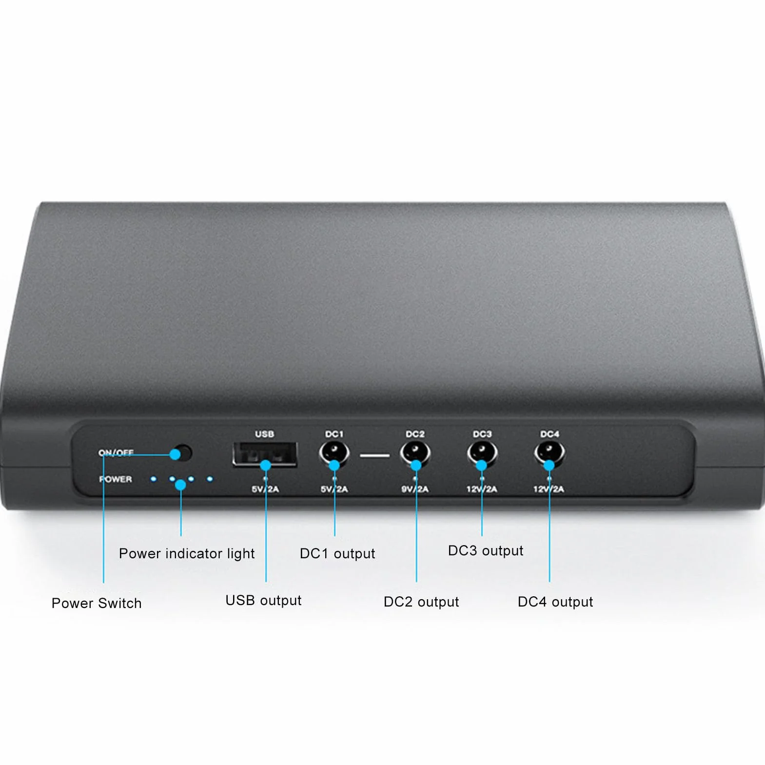 Zasilanie Akumulatorowe Mini UPS, Zasilacz Awaryjny Mini UPS 27000 Zestaw Akumulatorów Zapasowych o Napięciu 5 V 9 V 12 V 2 A, do Routerów Modemy Aparaty Smartfony (wtyczka UE)