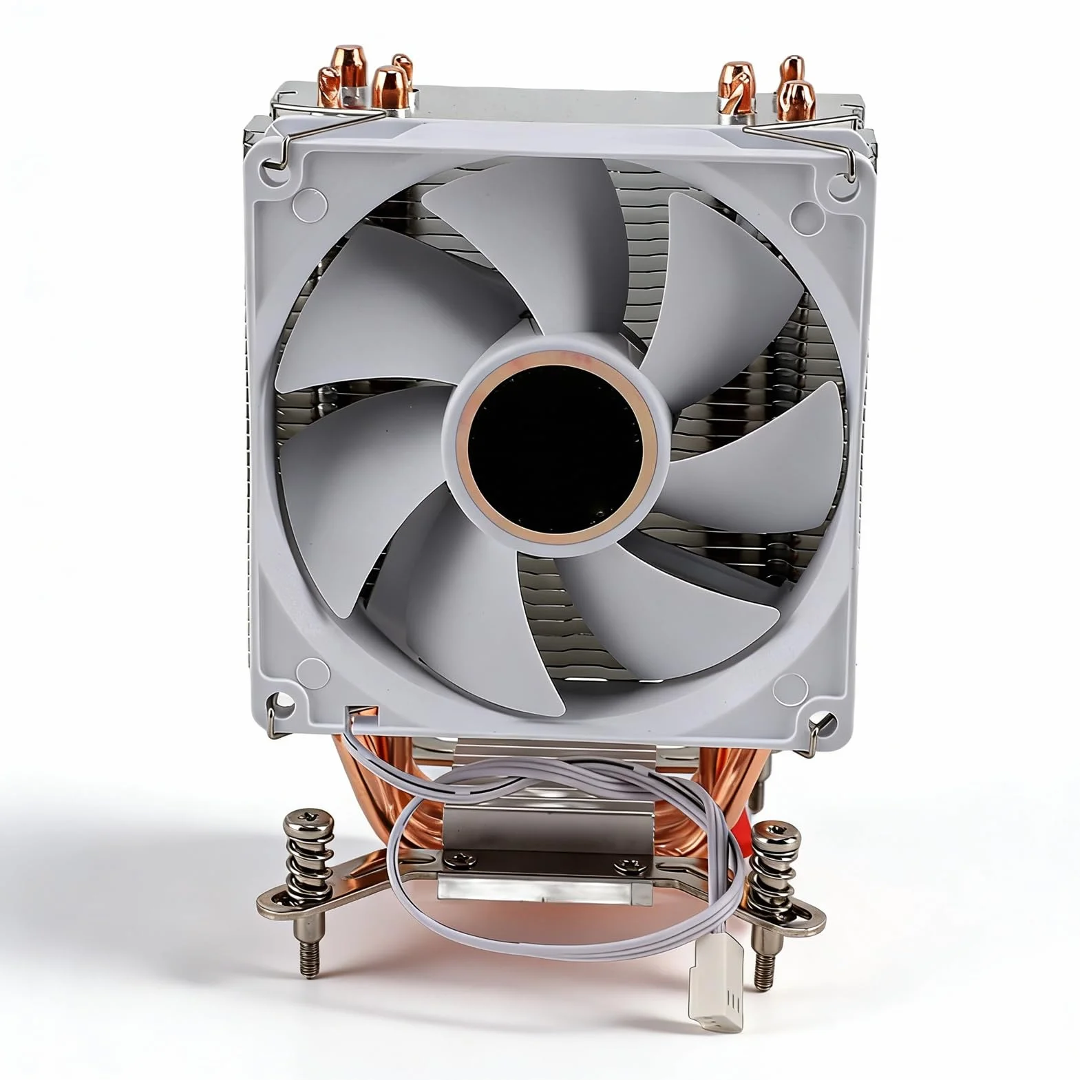Chłodnica Procesora z 4 Rurkami Cieplnymi, Doskonałe Chłodzenie, Cicha Praca, łatwa Instalacja, Odpowiednia dla LGA 775 1150 1151 1155 1156 1200 1700 1356 1366