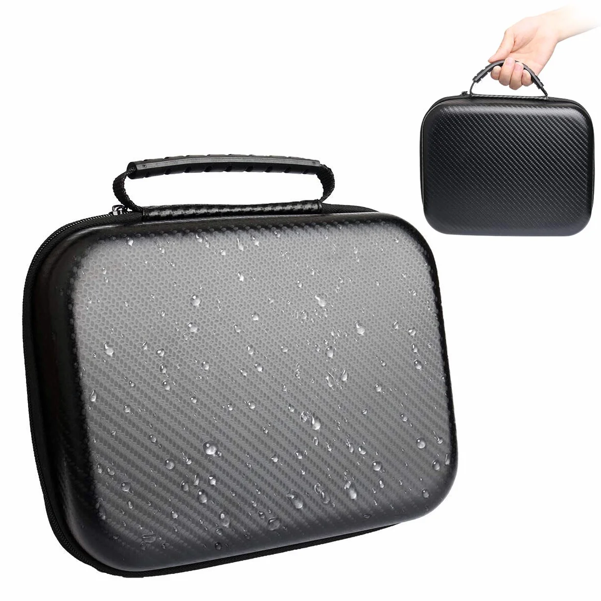 Oryginalne Pudełko Transportowe do Mikroskopu Cyfrowego LCD, Ultra Duży Rozmiar, Torba do Przechowywania USB/Wifi/Ekranu Laptopa, Mikroskop Kieszonkowy z Aparatem, Czarny