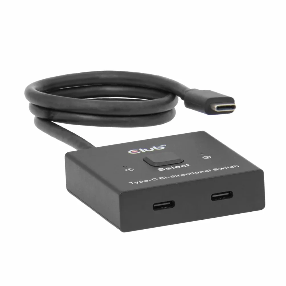 Club3D CSV-2511 USB-C dwukierunkowe wideo dane PD Switch