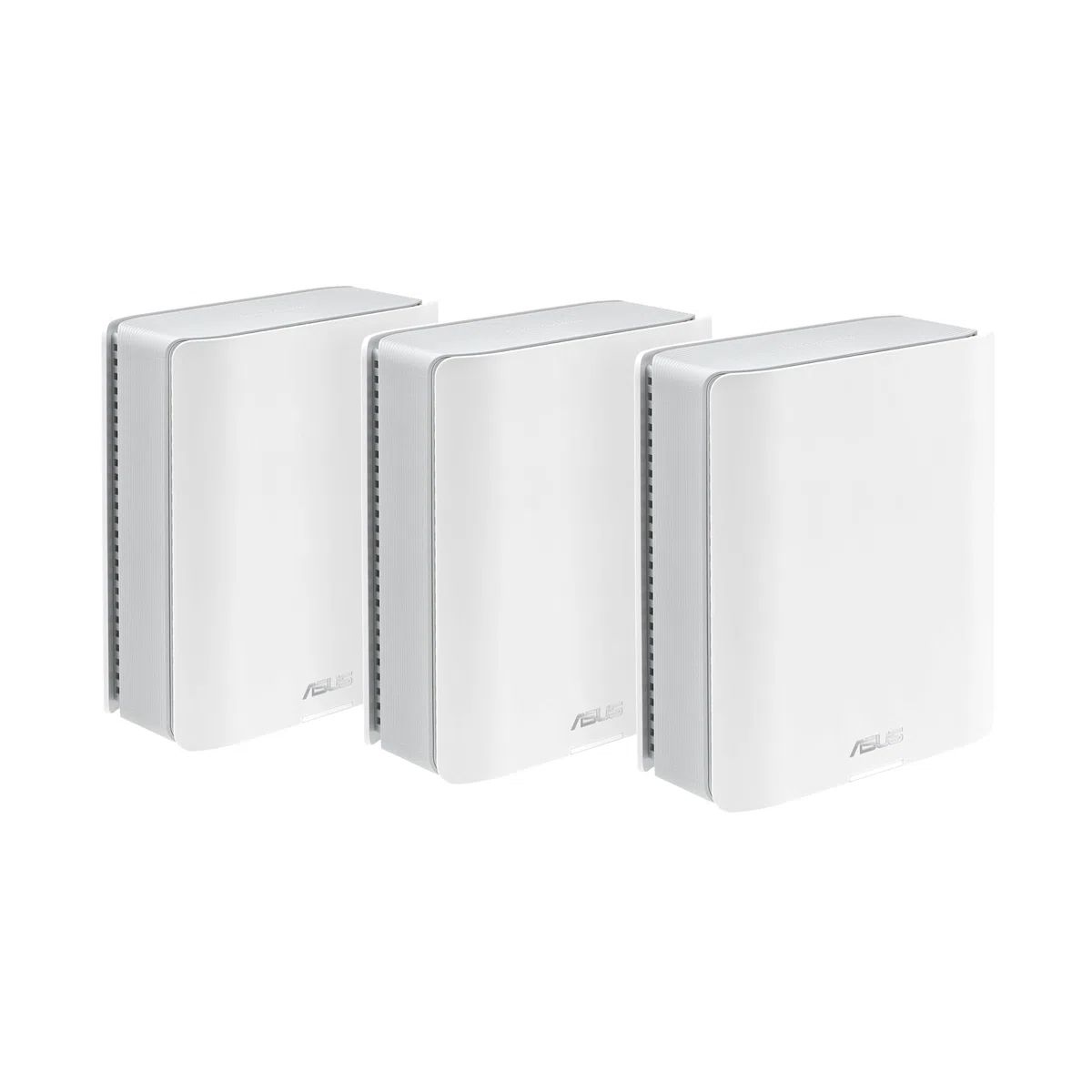 ASUS ZenWiFi BT10 3-Pack - Triband WiFi 7 Mesh, 18 Gb/s, 780 m2 (3 sztuki), dwa porty 10G, w zestawie kontrola bezpieczeństwa i rodzicielska, Smart Home Master SSIDs, Mobile Tethering 4G i 5G, biały
