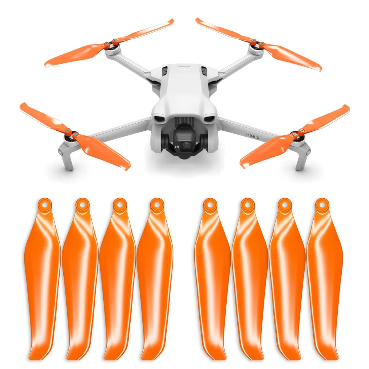 Śmigła Master Airscrew Stealth do DJI Mini 3 & Lito 1/X1 - Pomarańczowe, 4 śmigła w zestawie