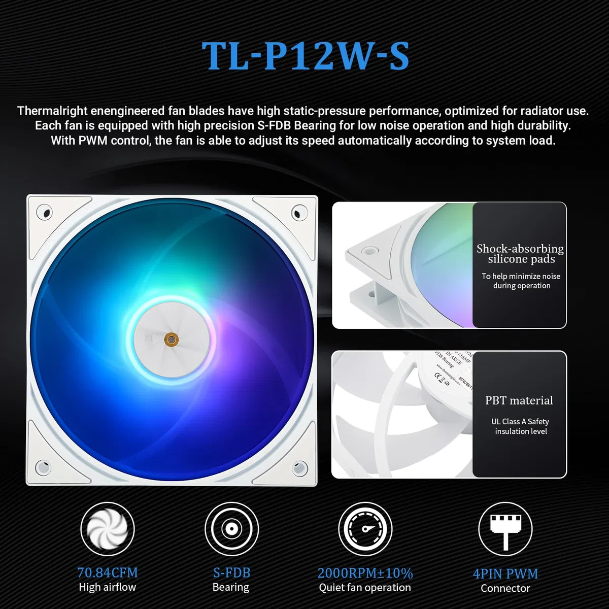 Thermalrlght FW 360 biały ARGB CPU chłodziarka wodna z 3 wentylatorami PWM z 2000 obr./min, ekran LCD IPS o rozdzielczości 320 * 240, chłodzenie procesora cieczy, chłodzenie procesora PC Aio Cooler