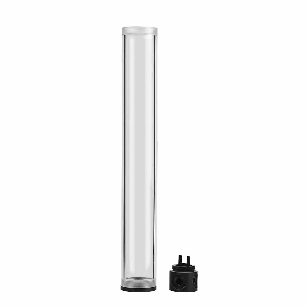 Chłodzenie wodne, średnica 190 mm / 240 mm / 300 mm / 400 mm * 50 mm Cylindryczny układ chłodzenia wodnego procesora Zestaw radiatora do komputera PC (190 mm) (Color : 400mm)