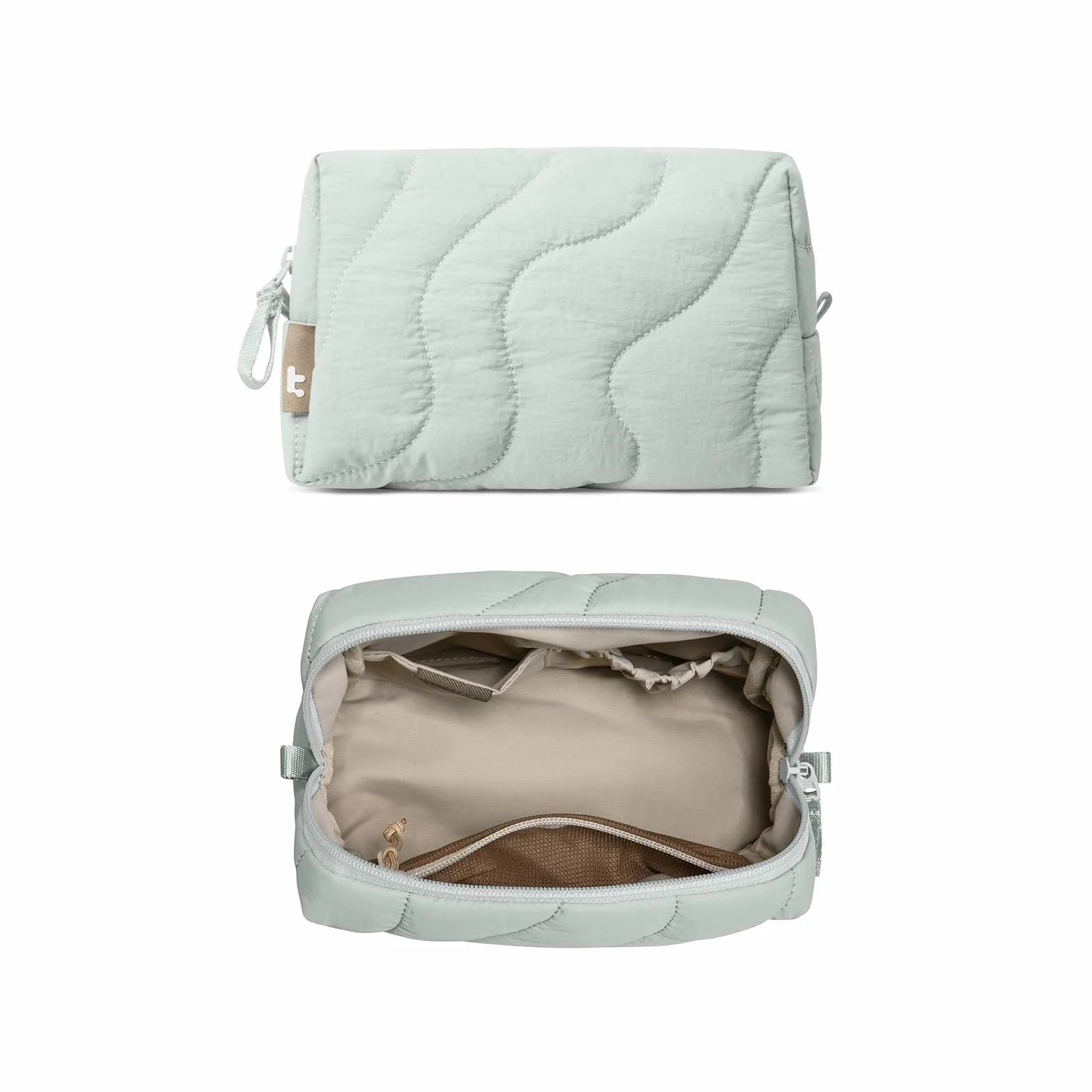 Pufiasta Tech Pouch Elektroniczny Organizator Podróżny na Akcesoria, Sznurki, Ładowarki i Airpods