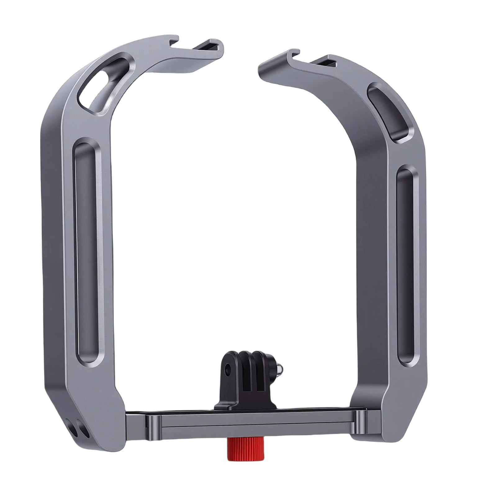 Zestaw do Nurkowania ze Stopu Aluminium Podwodny Stabilizator Kamery, Ergonomiczny Uchwyt do Mocowania Kamery, Urządzenie Filmowania Pod Niskim Kątem z Oświetleniem LED i kompatybilnością ze