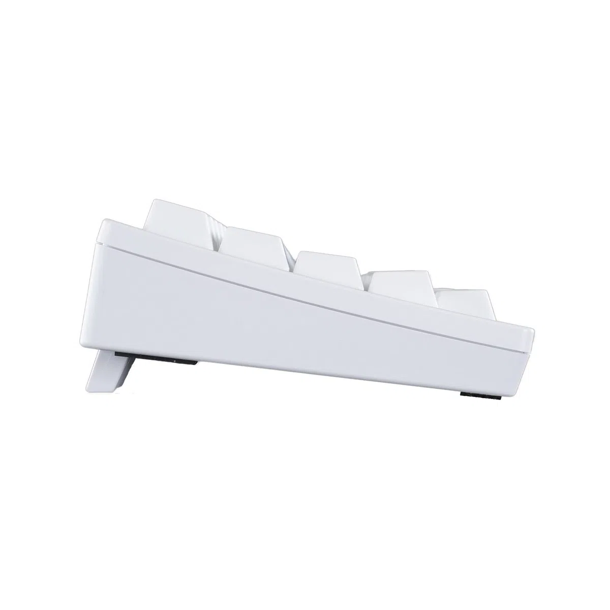 Klawiatura HHKB Professional Hybrid Type-S Snow, biała, bezprzewodowa mechaniczna 60% kompaktowa klawiatura, przenośna, ciche przełączniki, Bluetooth i USB-C, nadrukowana nasadka klawiszy