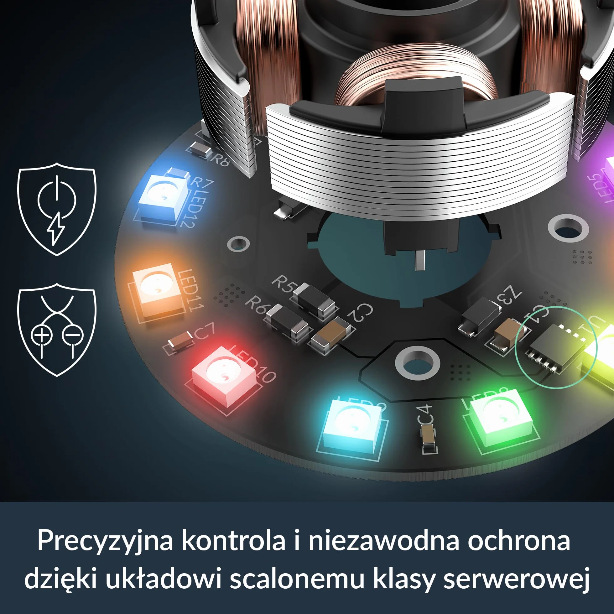 ARCTIC P12 Pro A-RGB Wentylator PWM 120 mm 3 Sztuki 400-3000 rpm 5V Cyfrowy RGB Biały