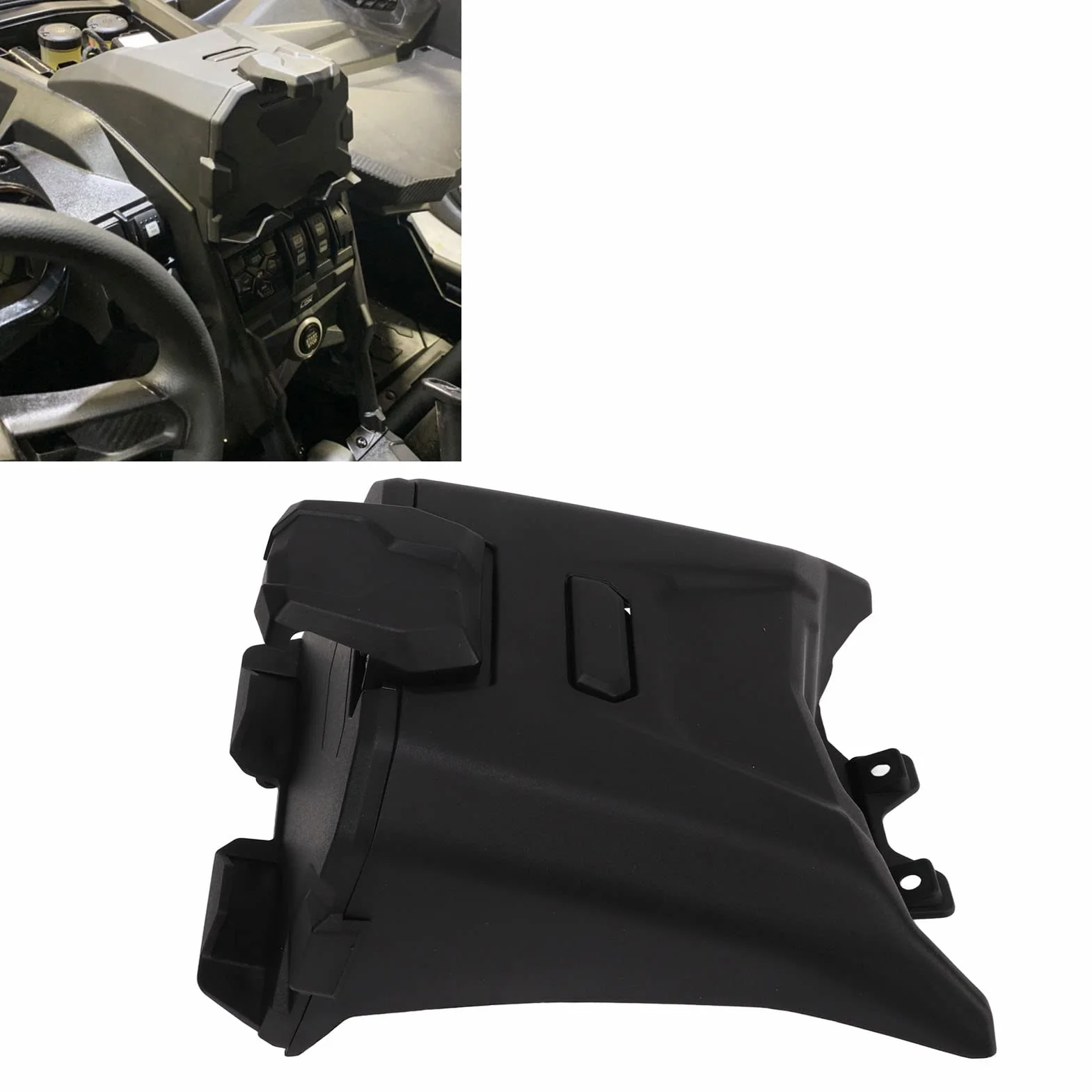 Urządzenie elektroniczne Uchwyt na telefon do tabletu ze zintegrowanym schowkiem Zamiennik dla Maverick X3 2017 2022 Wszystkie modele Regulowany materiał HDPE od 5 do 8 cali