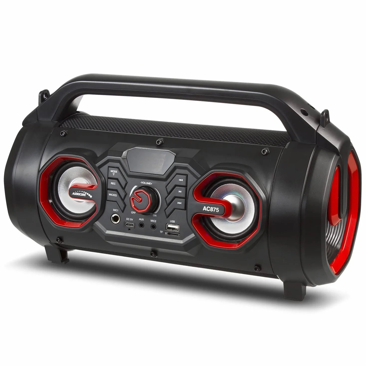 Audiocore AC875 Przenośny głośnik Bluetooth 5.0 Boombox 30W PX4 Odporny na zachlapania
