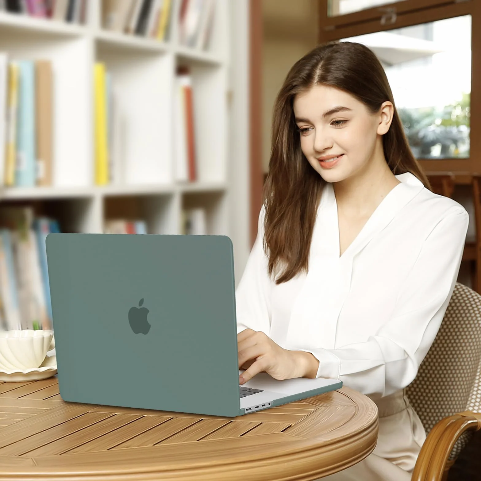 MOSISO Pokrowiec kompatybilny z MacBook Pro 16 cali 2024 M4 M3 M2 M1, twarde etui na klawiaturę, zieleń