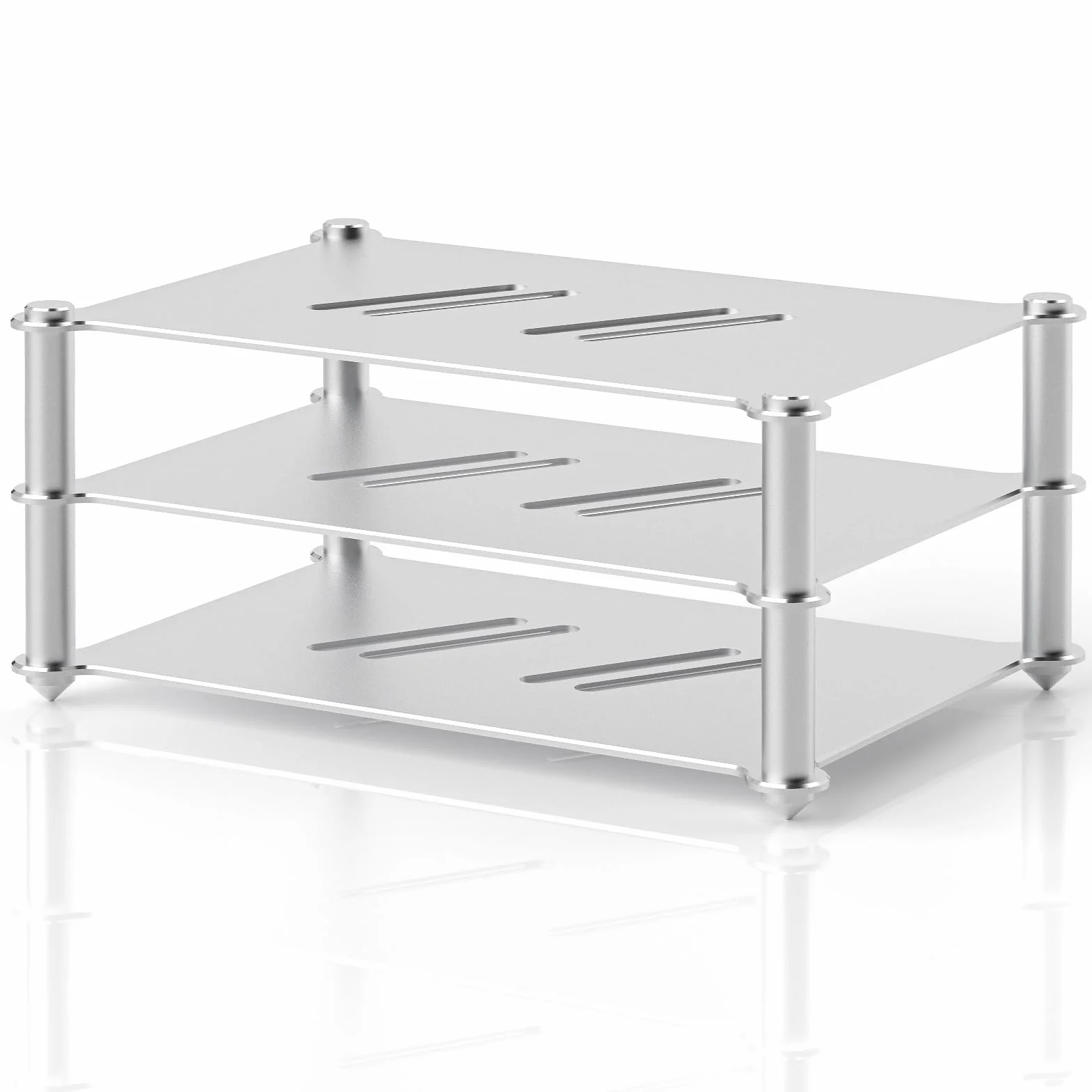 Douk Audio stojak na wzmacniacz aluminiowy wentylowany do kina domowego HiFi AV