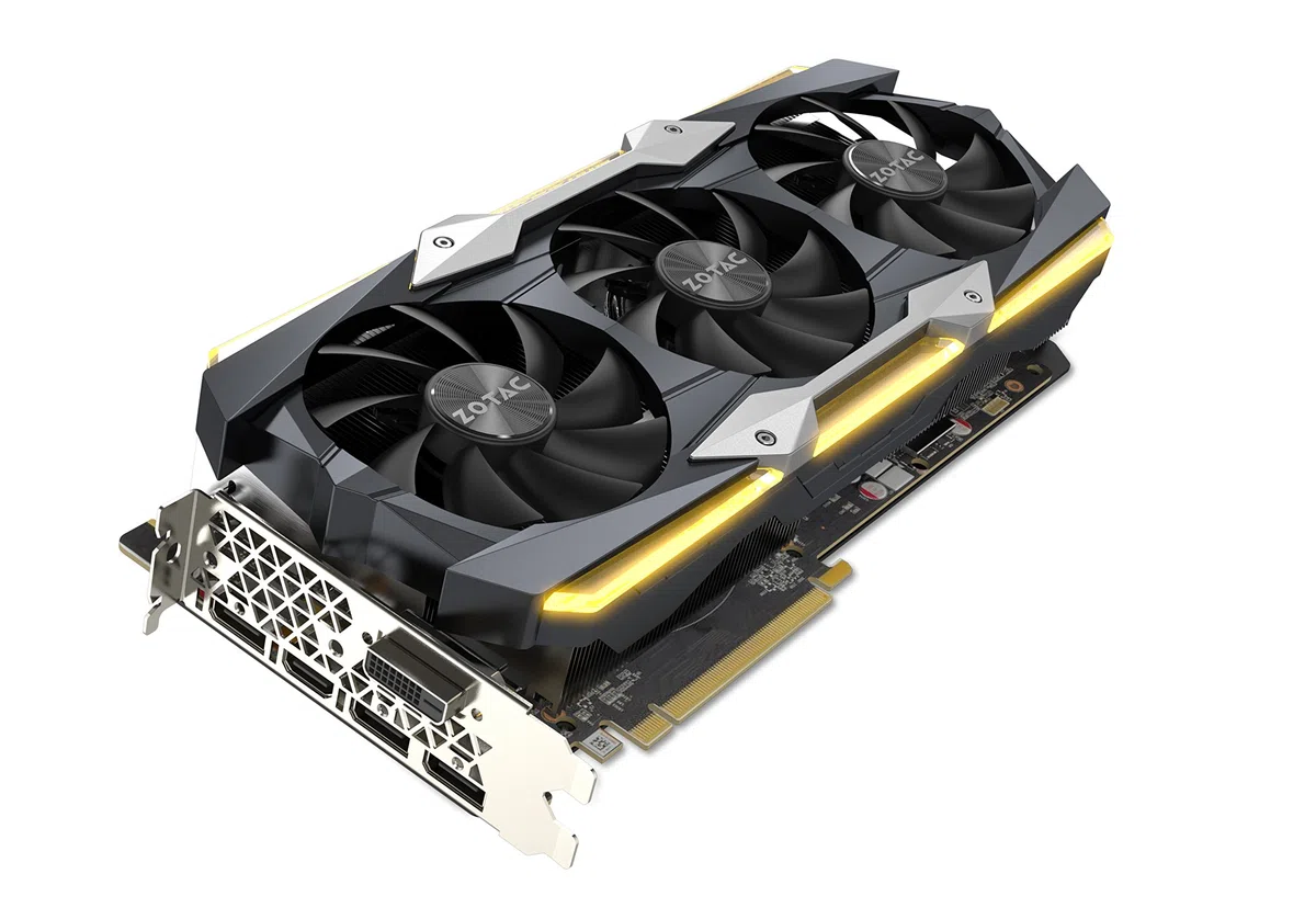Zotac NVIDIA GeForce GTX 1080 Ti 11 GB AMP Extreme Core Edition karta graficzna - czarna
